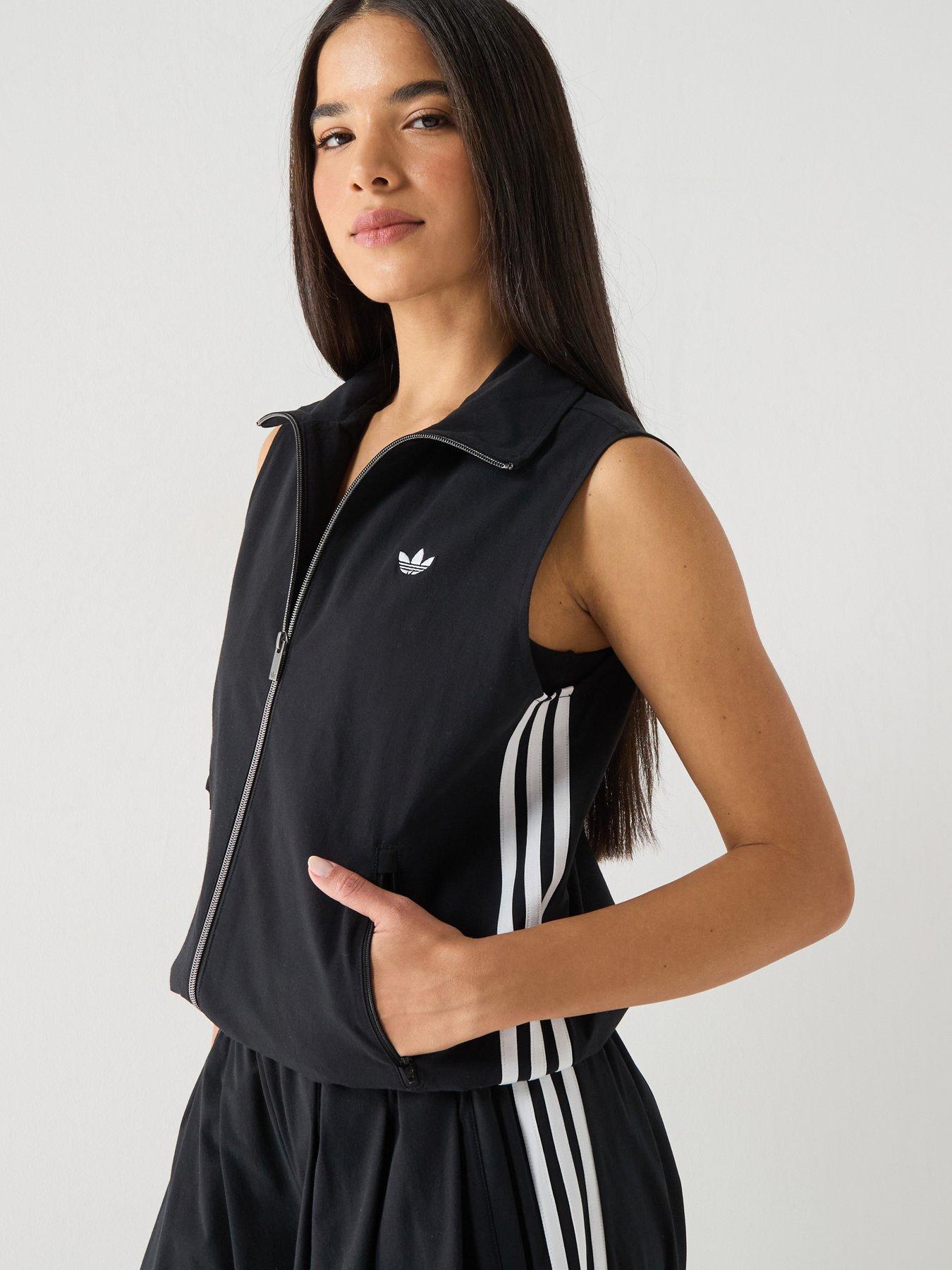 adidas Originals Womens Sleevless Track Top - Black