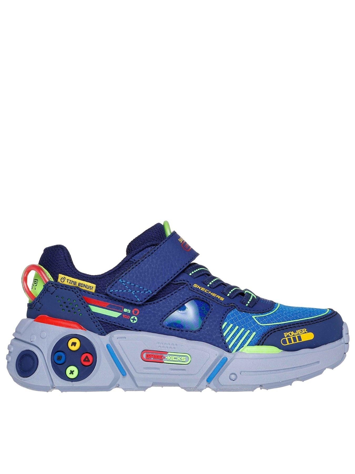 Skechers Kids Game Kicks: Gametronix 2.0 Trainer - Blue