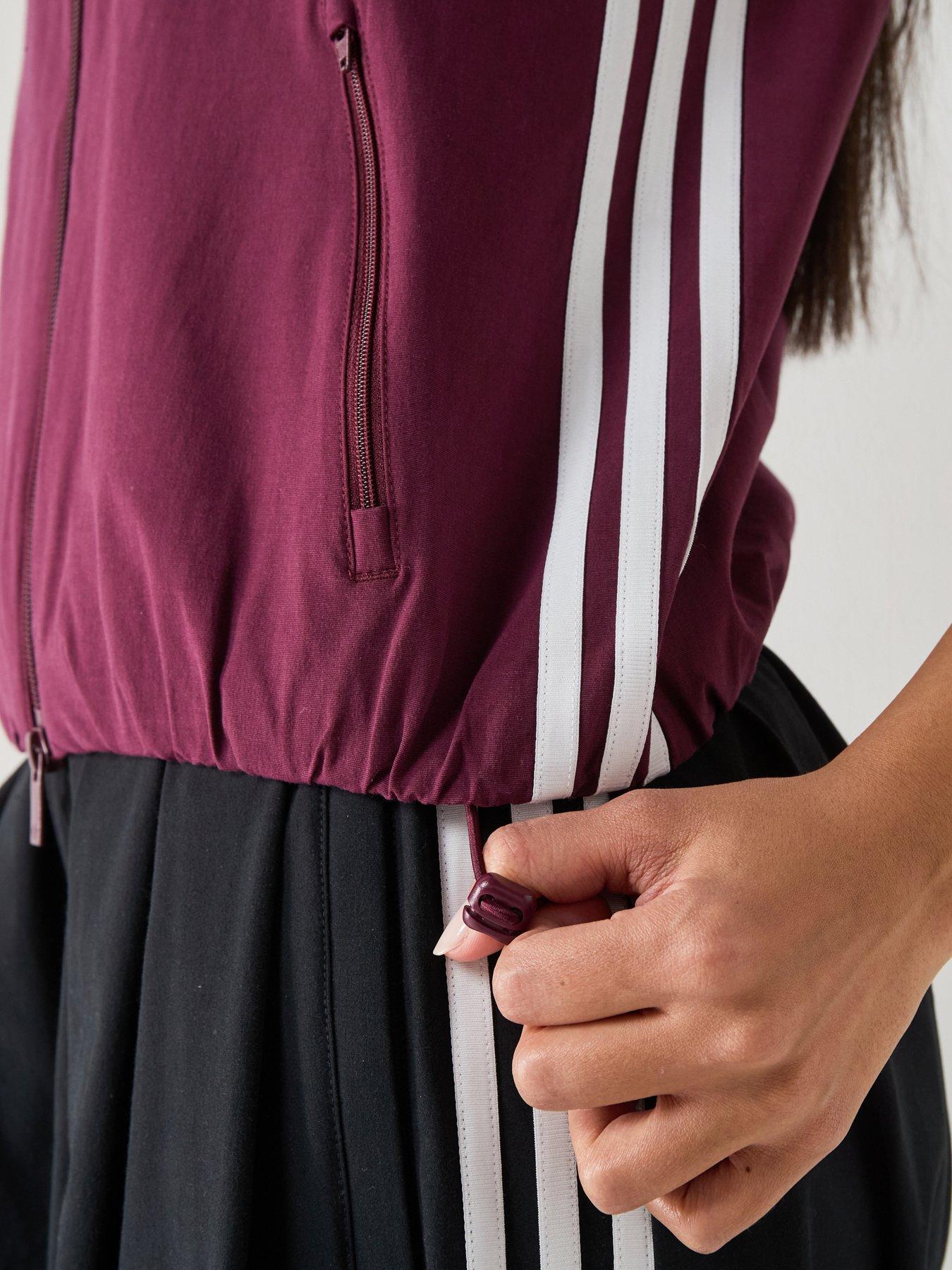 Image 5 of 6 of adidas Originals Womens Sleevless Track Top - Maroon