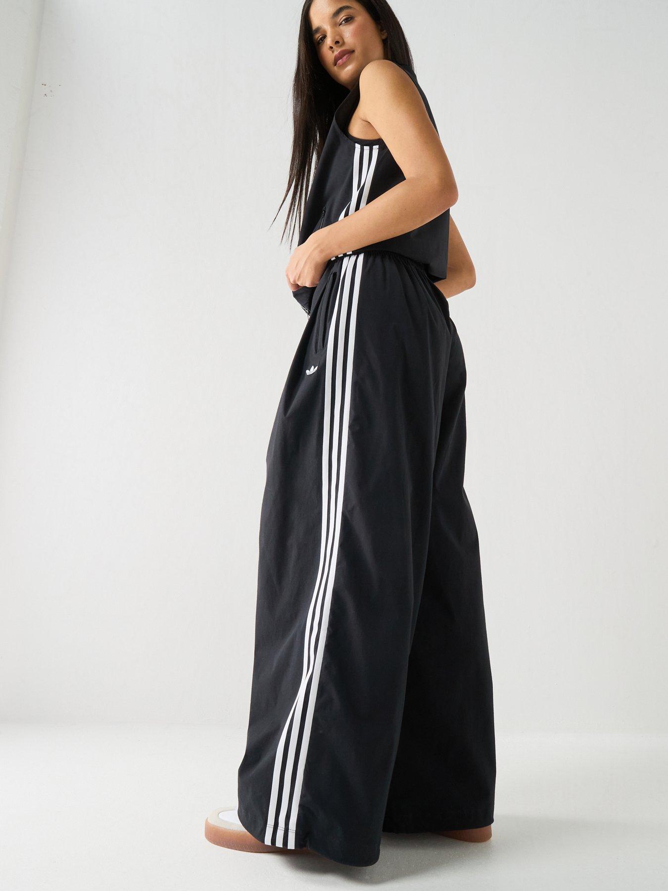 adidas Originals Womens Pleated Track Bottoms - Black | Very