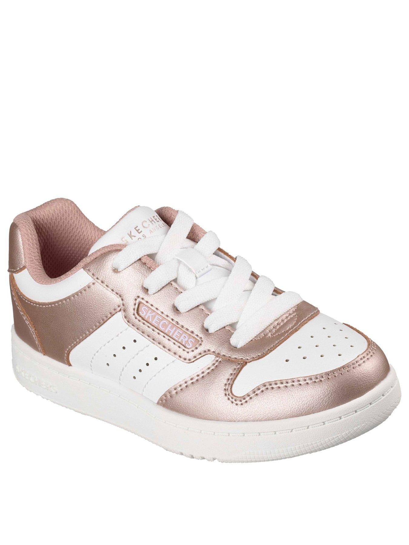Image 2 of 2 of Skechers Kids Quick Street Trainer - Rose Gold