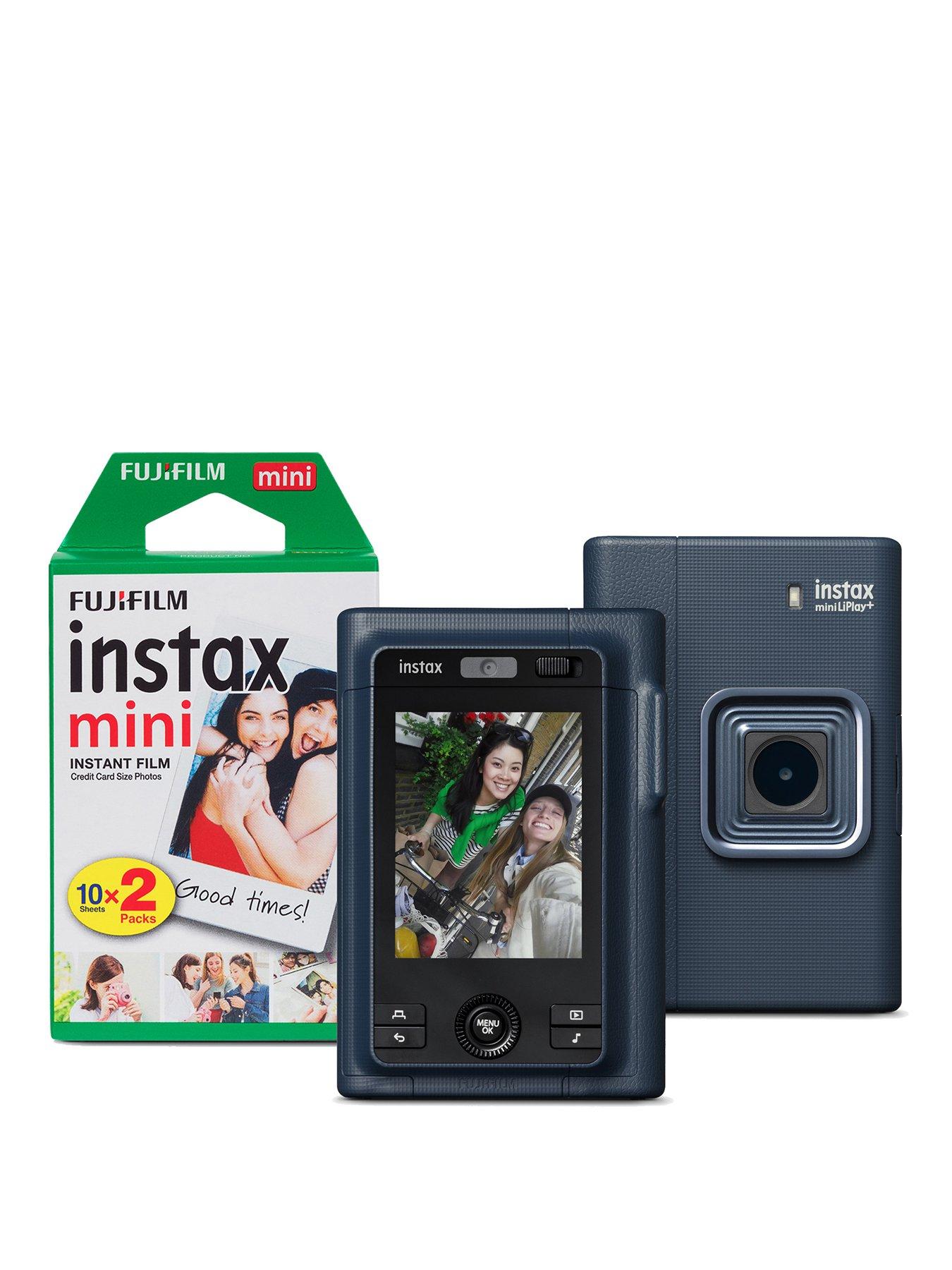 Image 1 of 4 of Fujifilm Instax Mini LiPlay Plus Hybrid Instant Camera (Navy)&nbsp;+ 20 Shot Film Pack