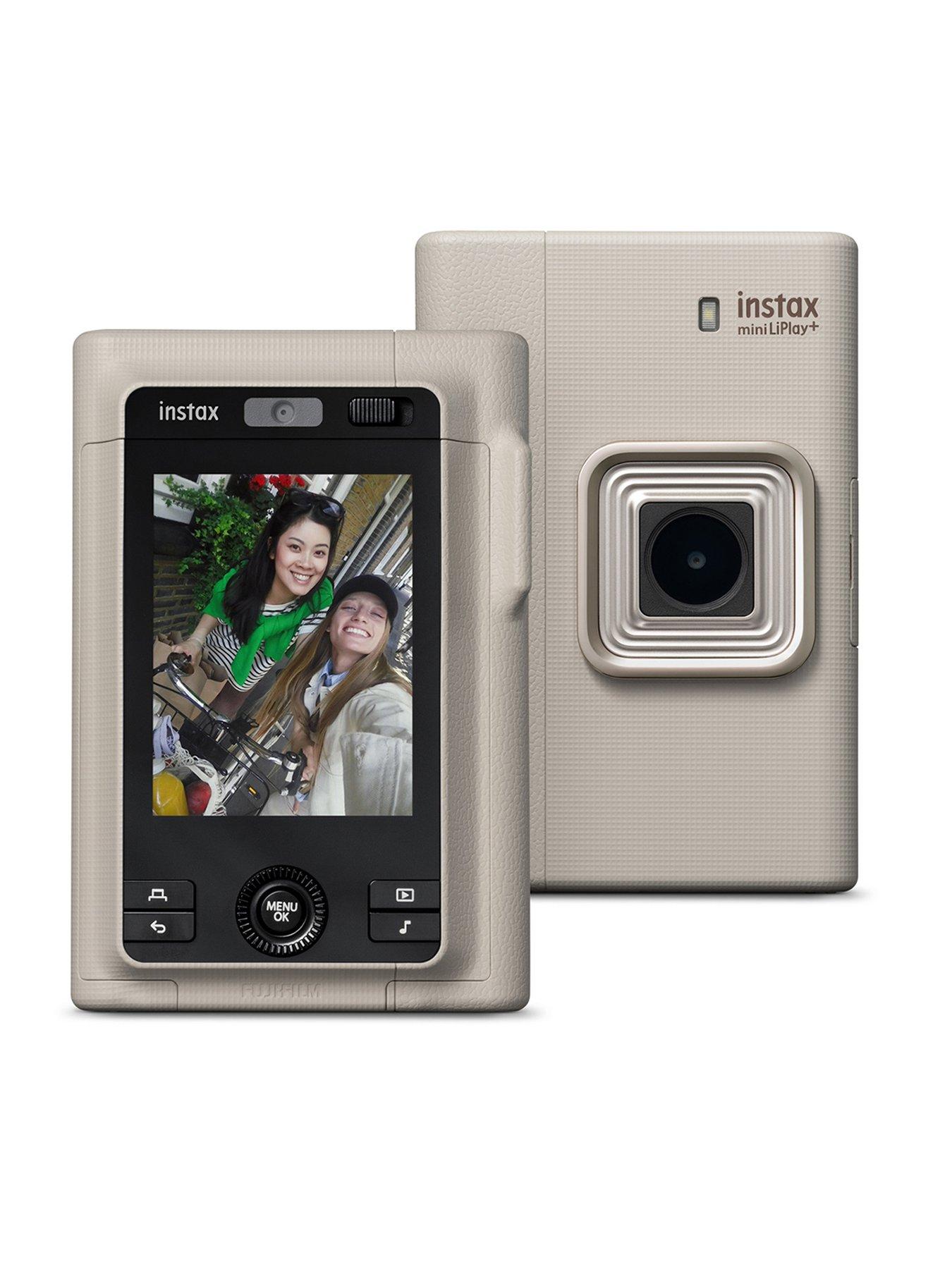 Image 2 of 7 of Fujifilm Instax Mini LiPlay Plus Hybrid Instant Camera (Biege) + 20 Shot Film Pack Beige