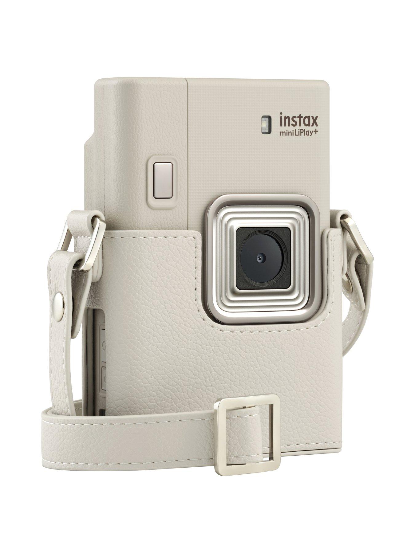 Image 3 of 7 of Fujifilm Instax Mini LiPlay Plus Hybrid Instant Camera (Biege) + 20 Shot Film Pack Beige