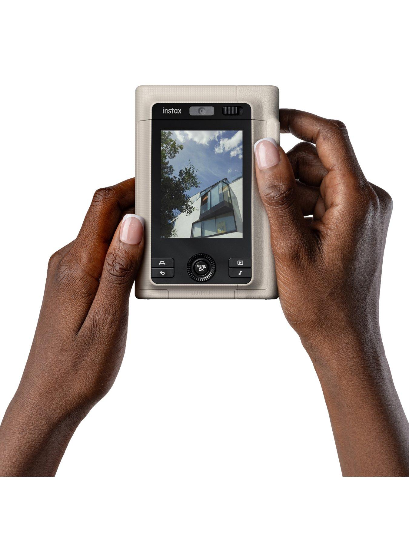 Image 5 of 7 of Fujifilm Instax Mini LiPlay Plus Hybrid Instant Camera (Biege) + 20 Shot Film Pack Beige