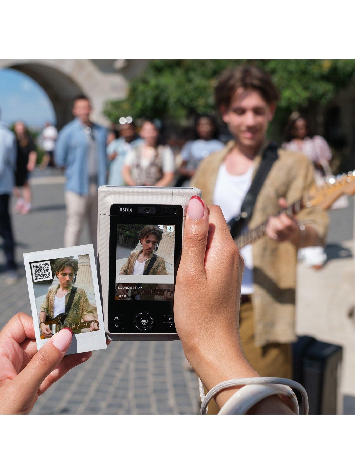 Image 7 of 7 of Fujifilm Instax Mini LiPlay Plus Hybrid Instant Camera (Biege) + 20 Shot Film Pack Beige