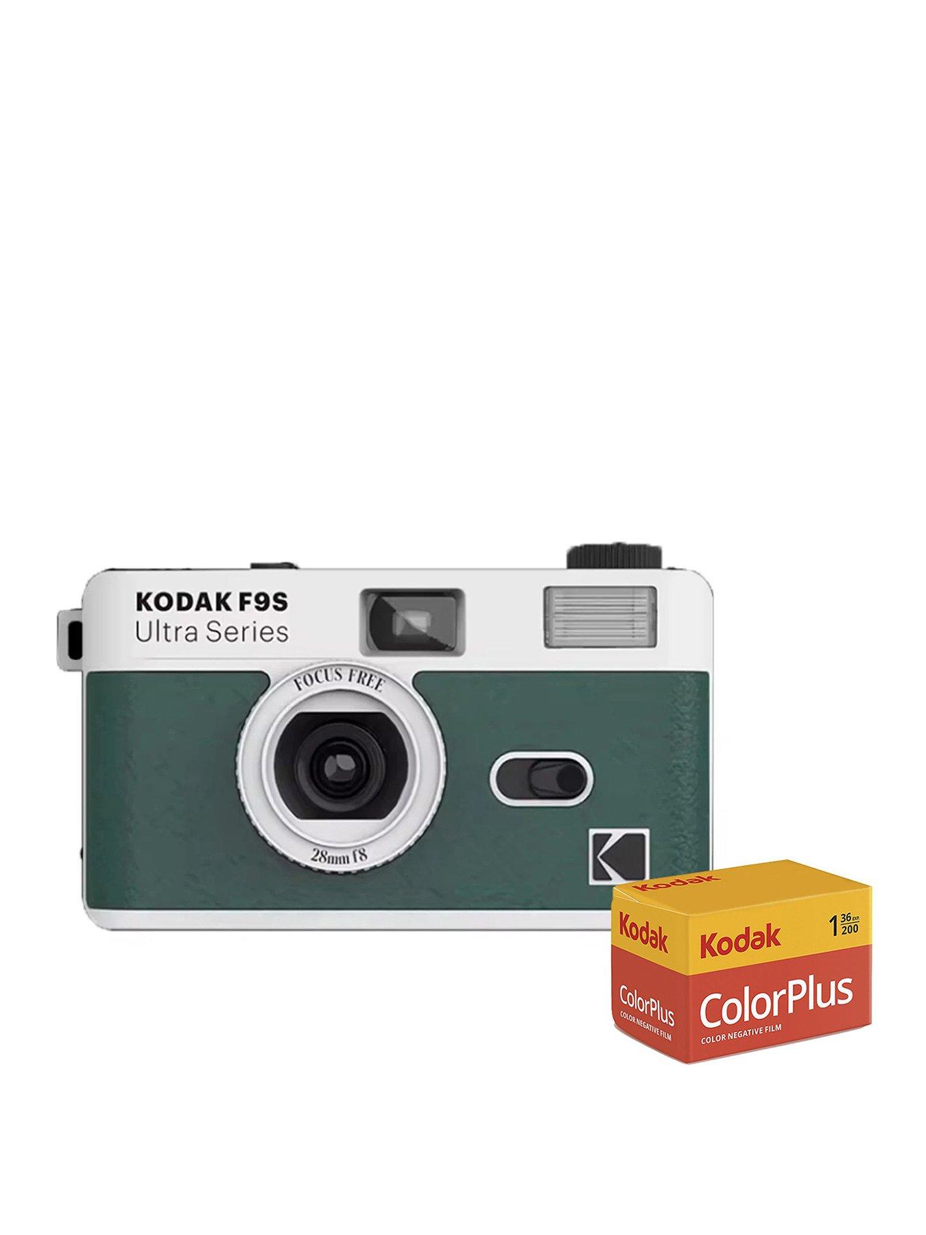 Kodak Ultra F9S Film Camera Reusable 35mm Fixed Focus Green Camera + 1x 36 Exposure 35mm Film