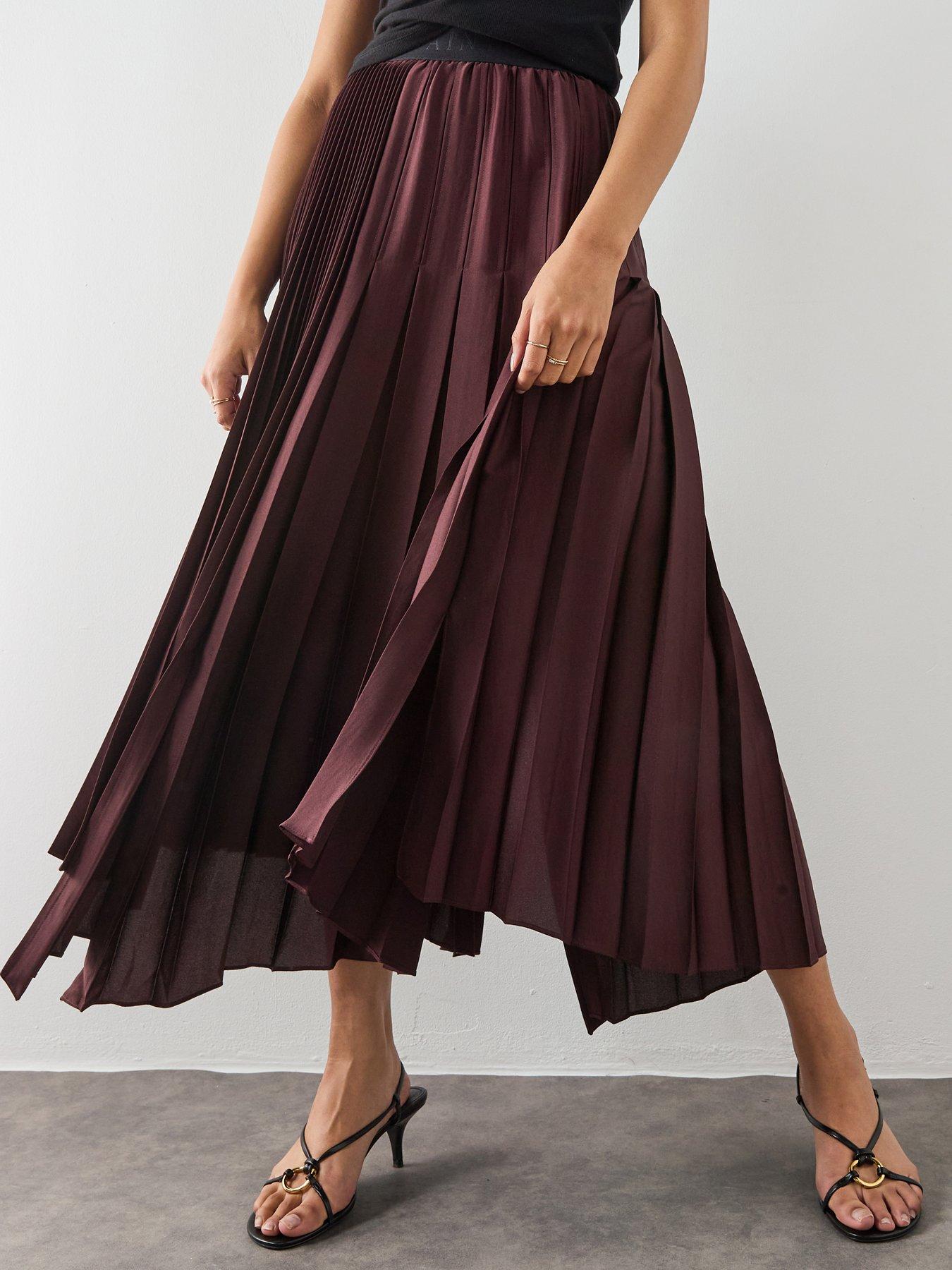 AllSaints Jax Skirt, Red, Size 12, Women