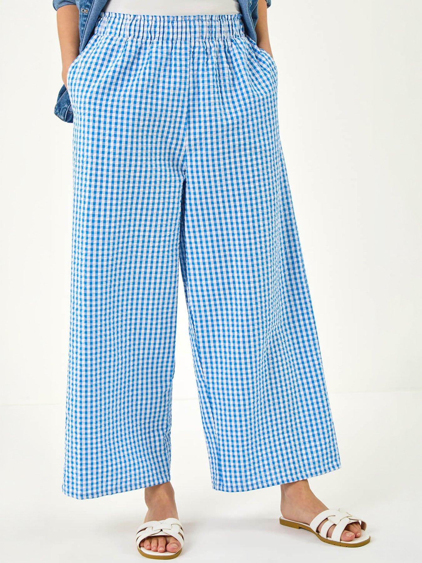 Image 4 of 5 of Roman Dusk Gingham Culottes