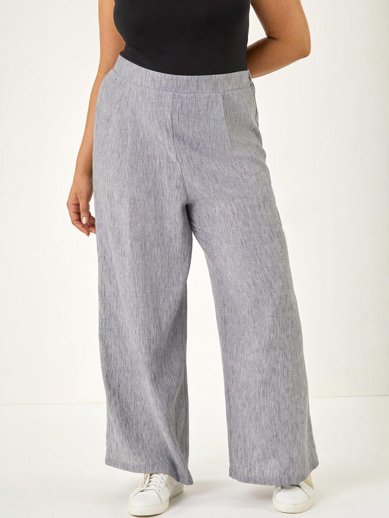 Image 3 of 5 of Roman Curve Wide Leg Trousers