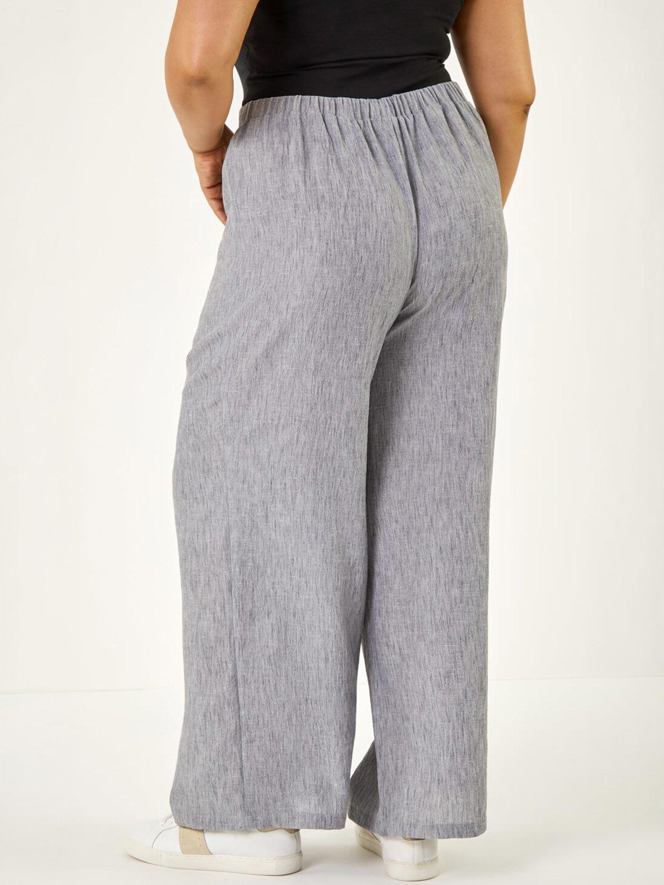 Image 4 of 5 of Roman Curve Wide Leg Trousers