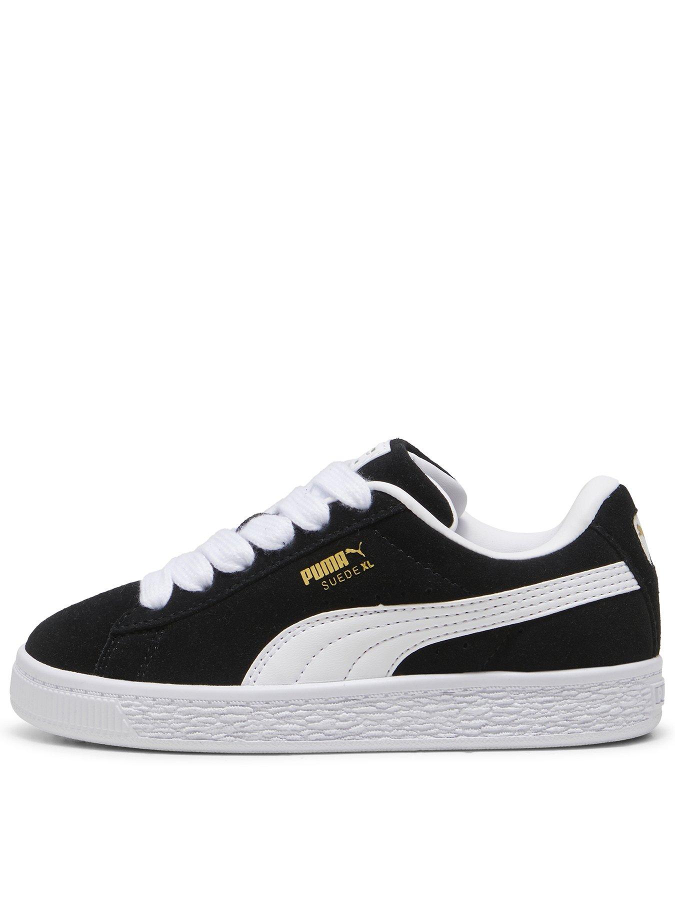 Puma: Kids Suede Xl PS Trainers - Black