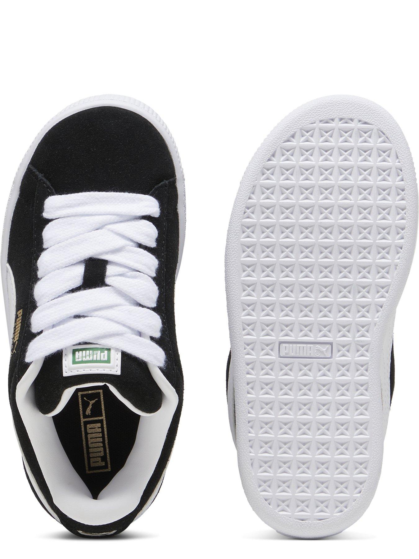 Image 4 of 6 of Puma Kids Suede Xl PS Trainers - Black