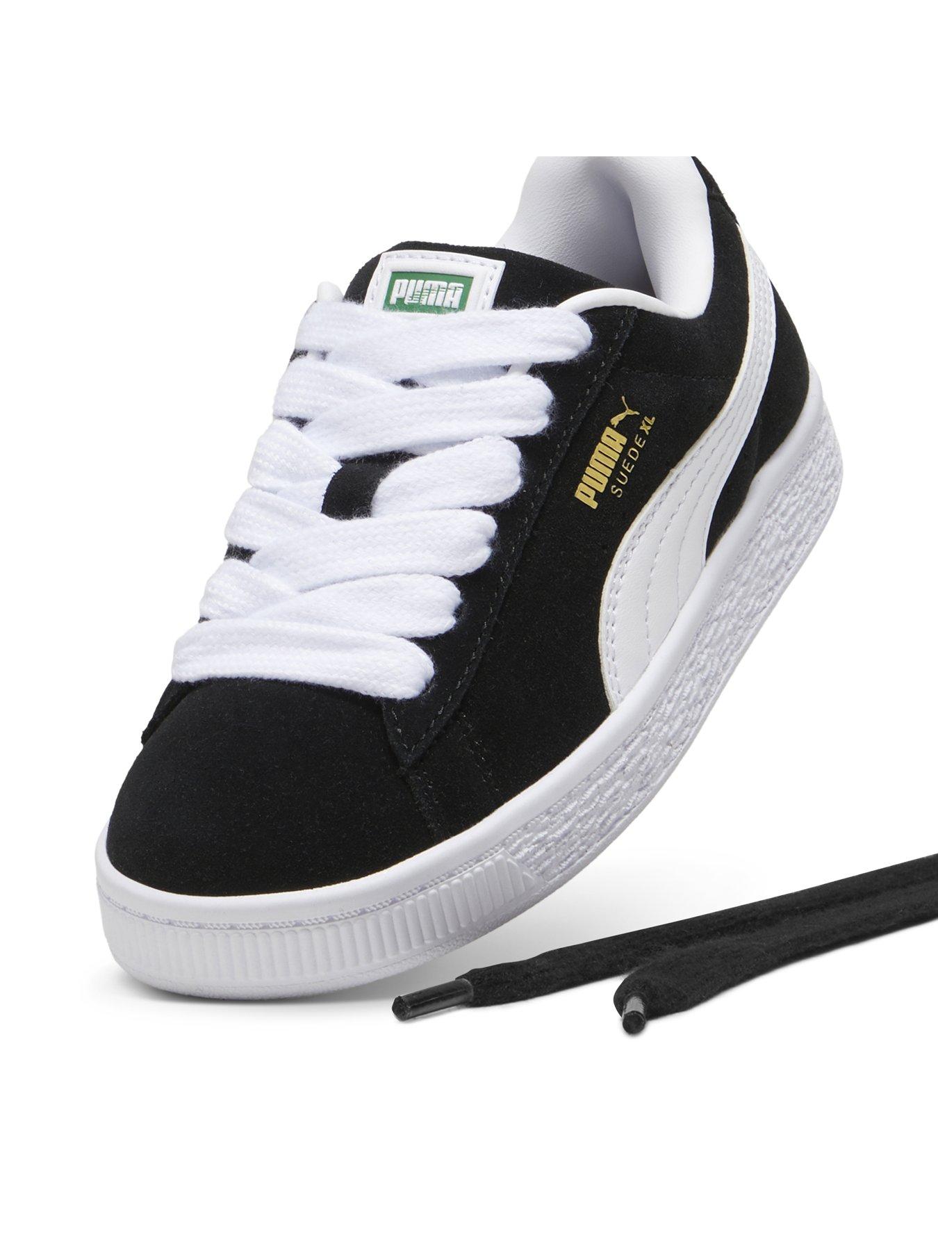 Image 6 of 6 of Puma Kids Suede Xl PS Trainers - Black