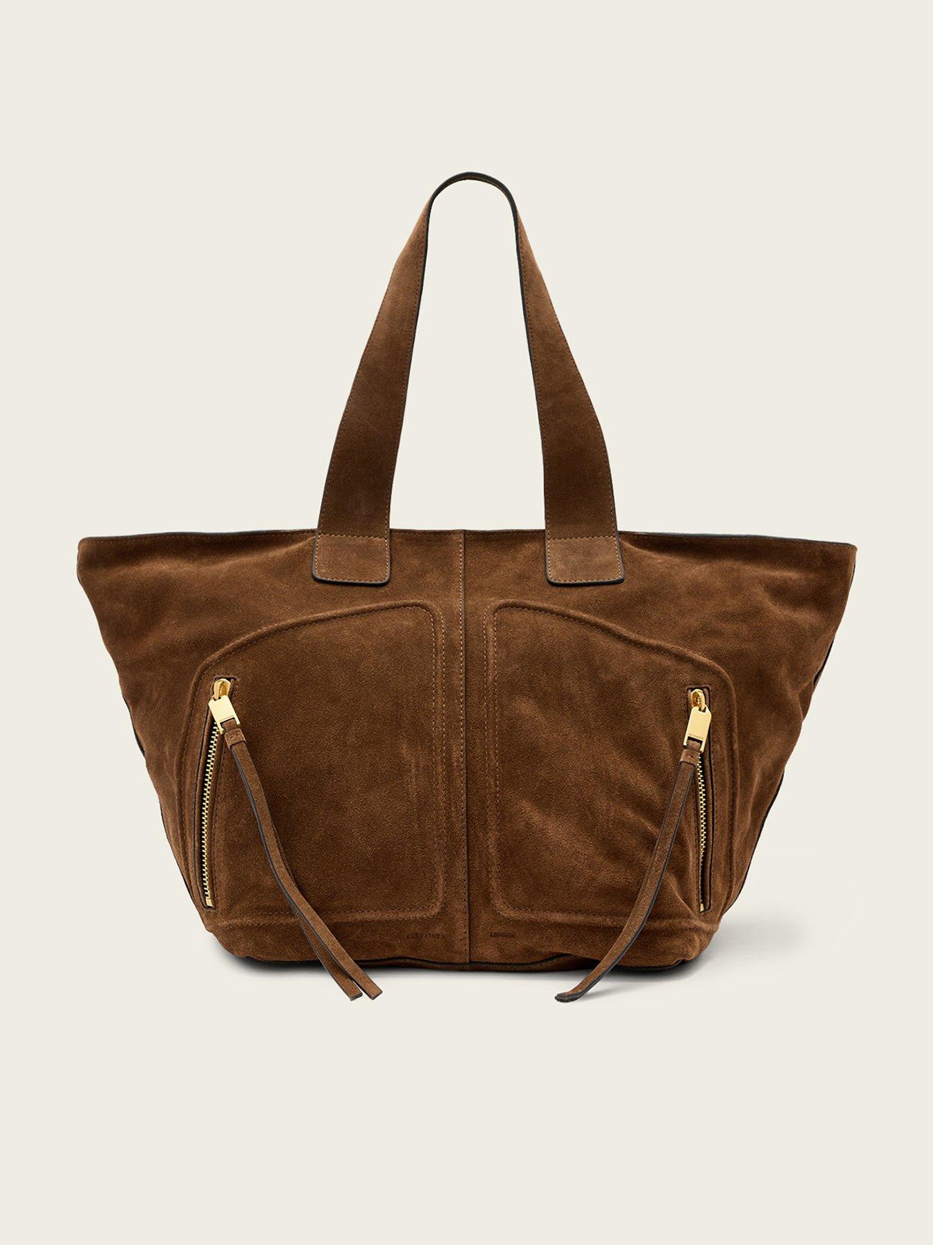AllSaints Jean Rey Suede Tote