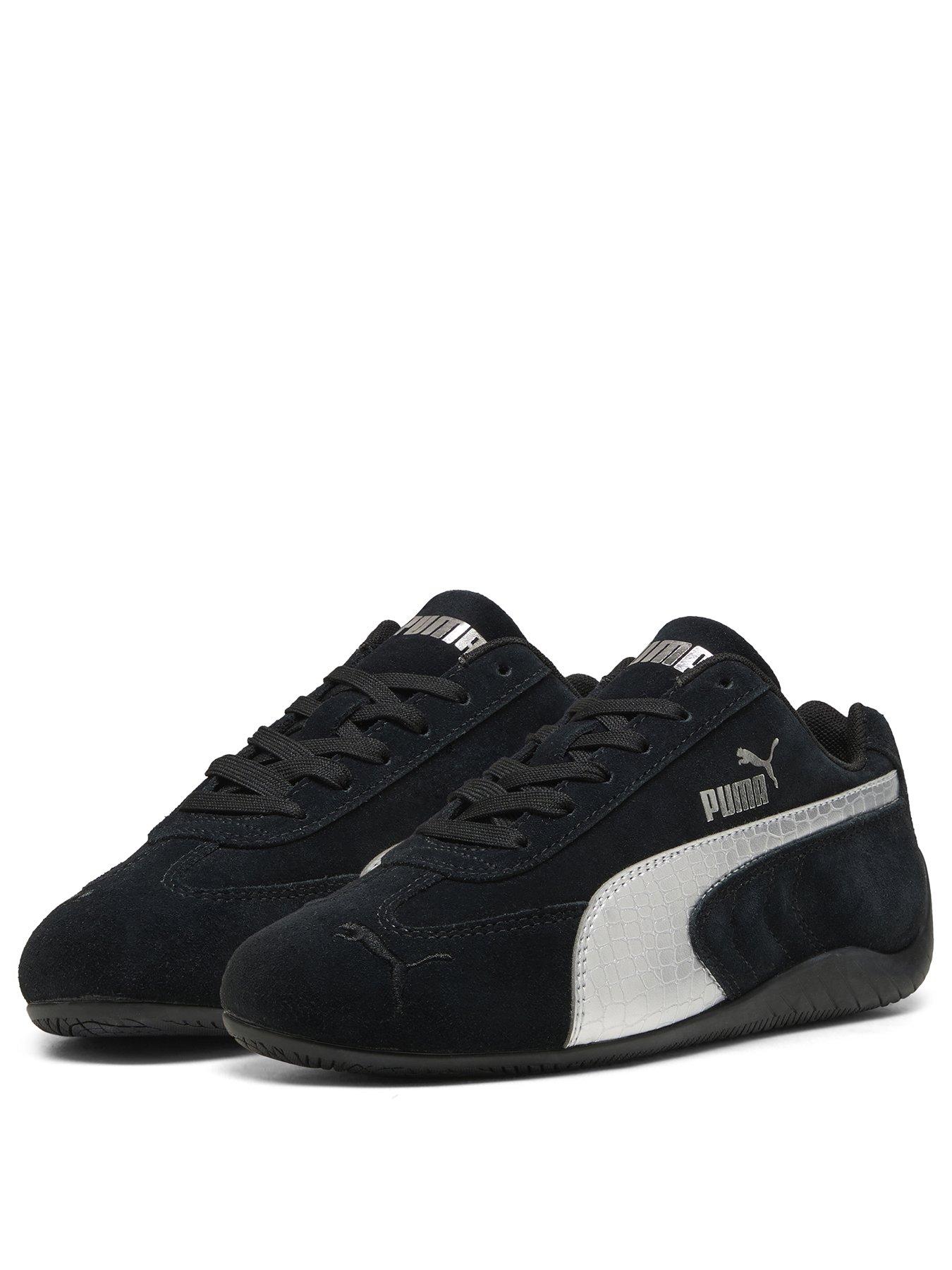 Image 2 of 6 of Puma Juniors Speedcat Metallic Safari Jr Trainers - Black