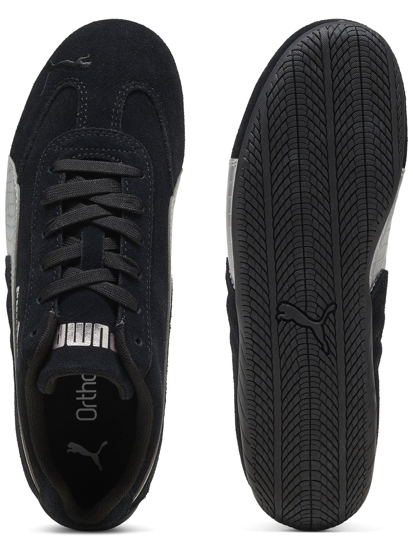 Image 4 of 6 of Puma Juniors Speedcat Metallic Safari Jr Trainers - Black