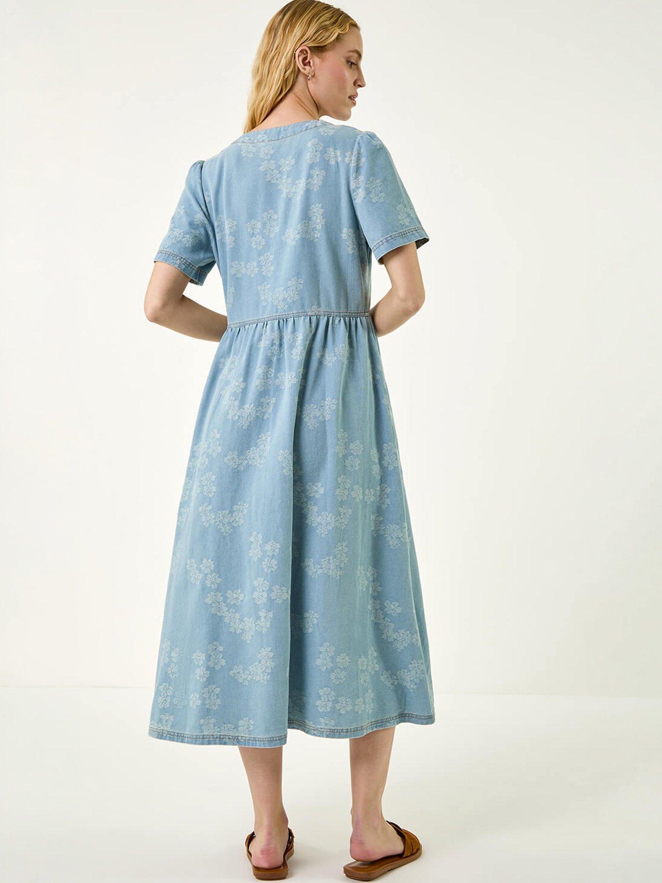 Roman Floral Denim Shirt Dress | Very
