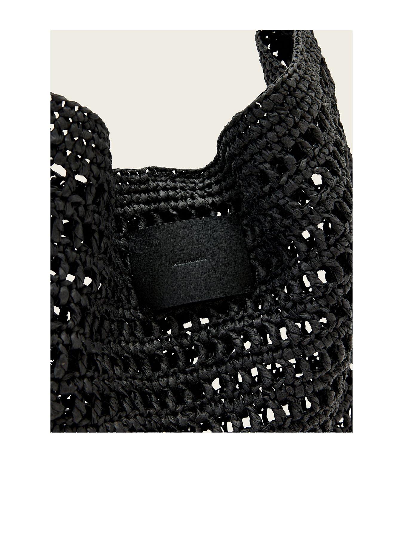 Image 3 of 5 of AllSaints Asha Raffia Shoulder Bag
