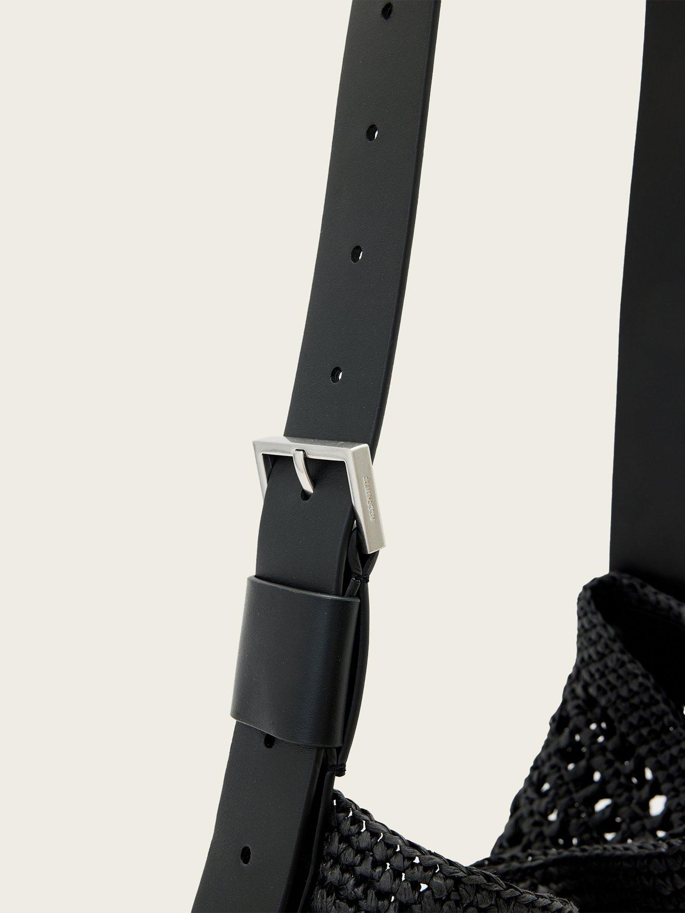 Image 5 of 5 of AllSaints Asha Raffia Shoulder Bag
