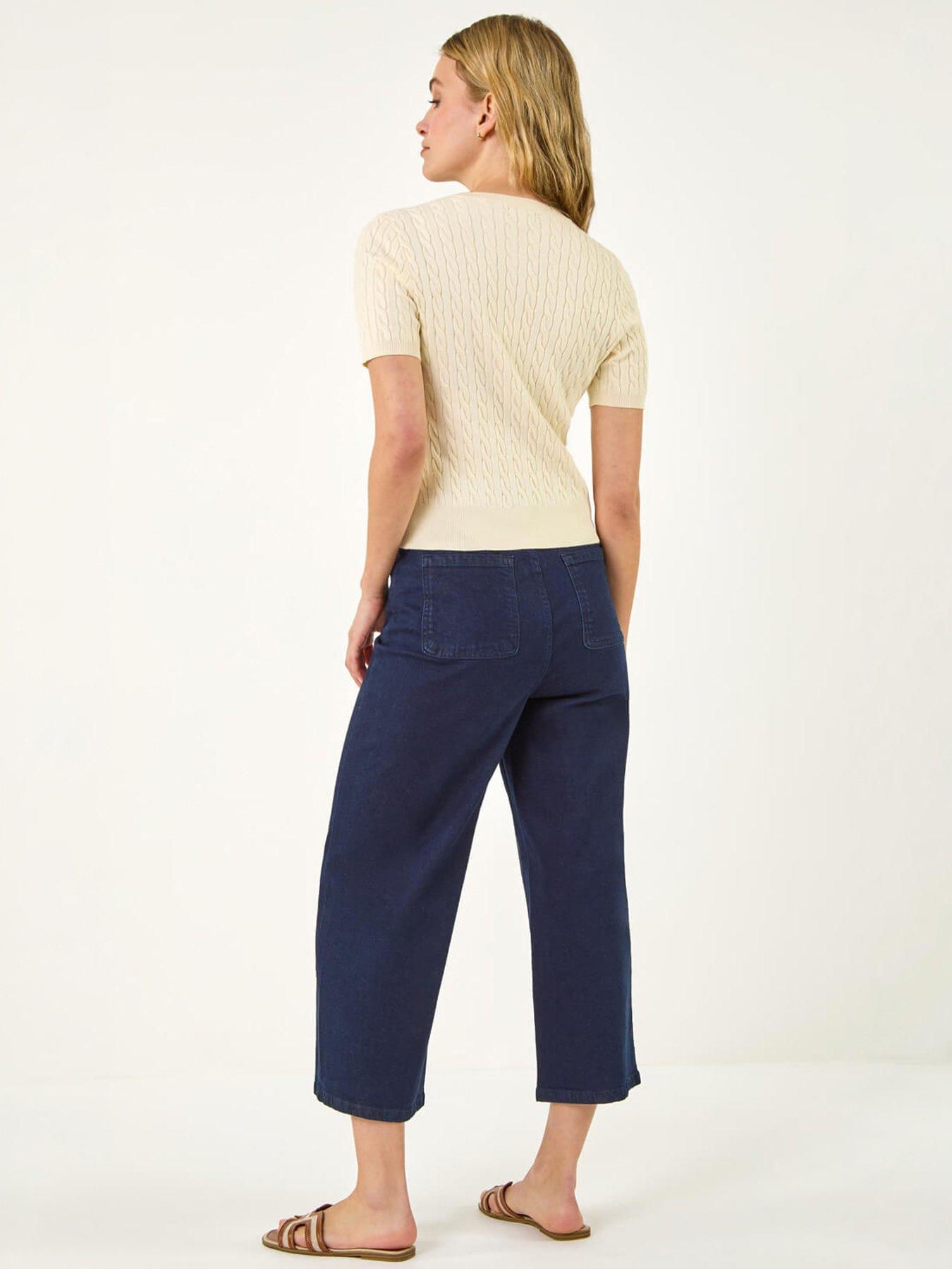 Image 4 of 5 of Roman Cable Knit Buttoned Top