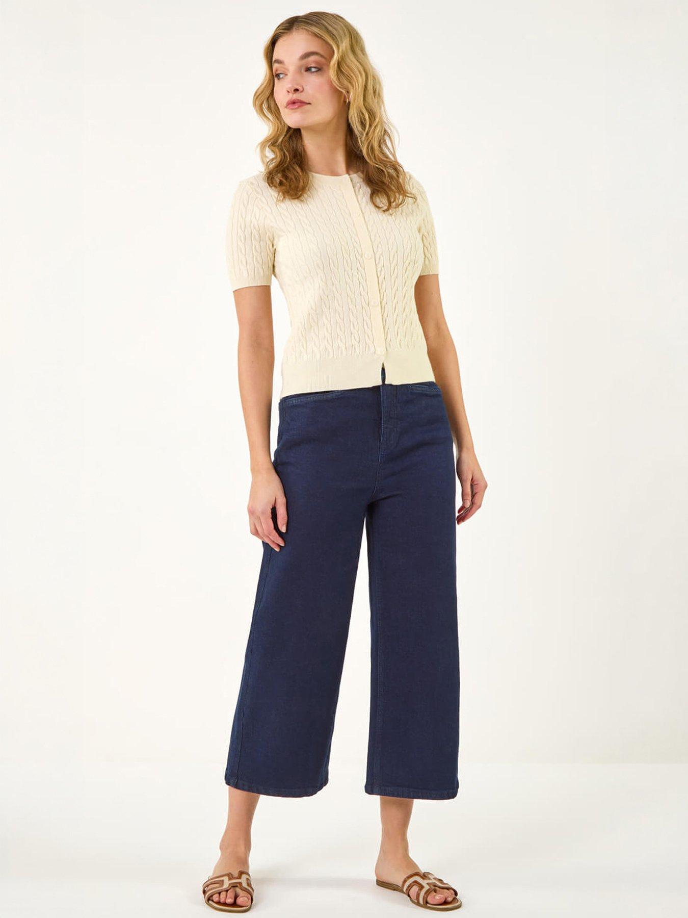 Image 5 of 5 of Roman Cable Knit Buttoned Top