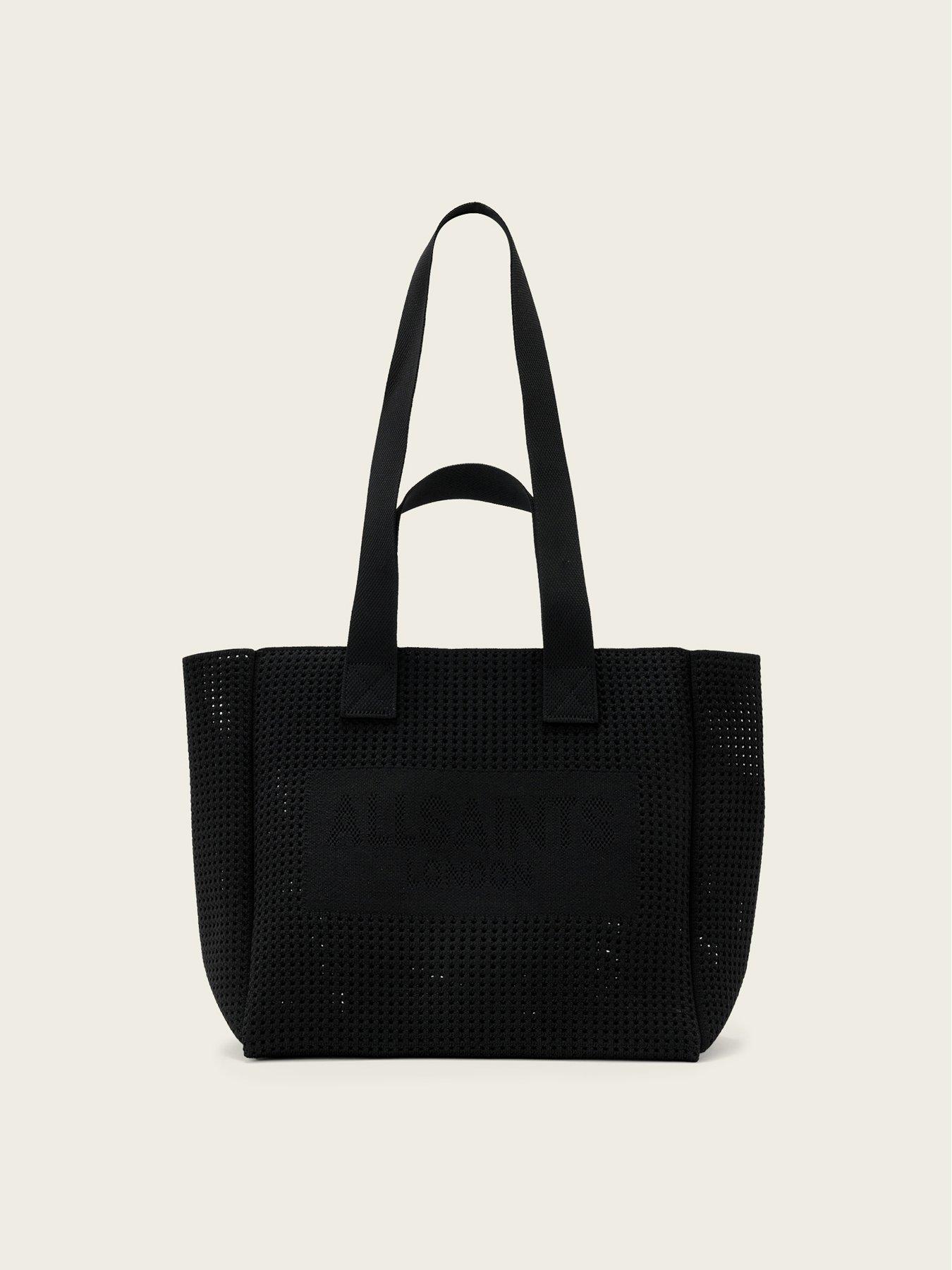 AllSaints Izzy Mesh Medium Tote Bag - Black | Very