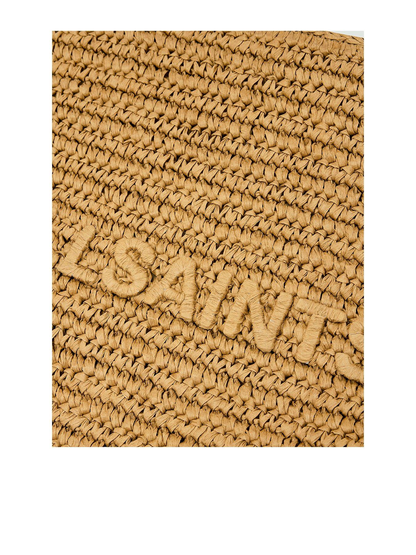 Image 3 of 5 of AllSaints Bettina Woven Clutch Bag - Brown