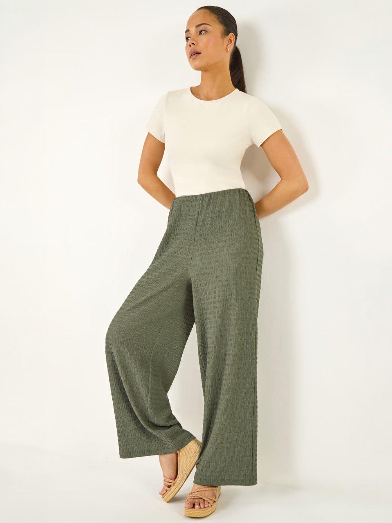 Roman Petite Textured Stretch Trouser