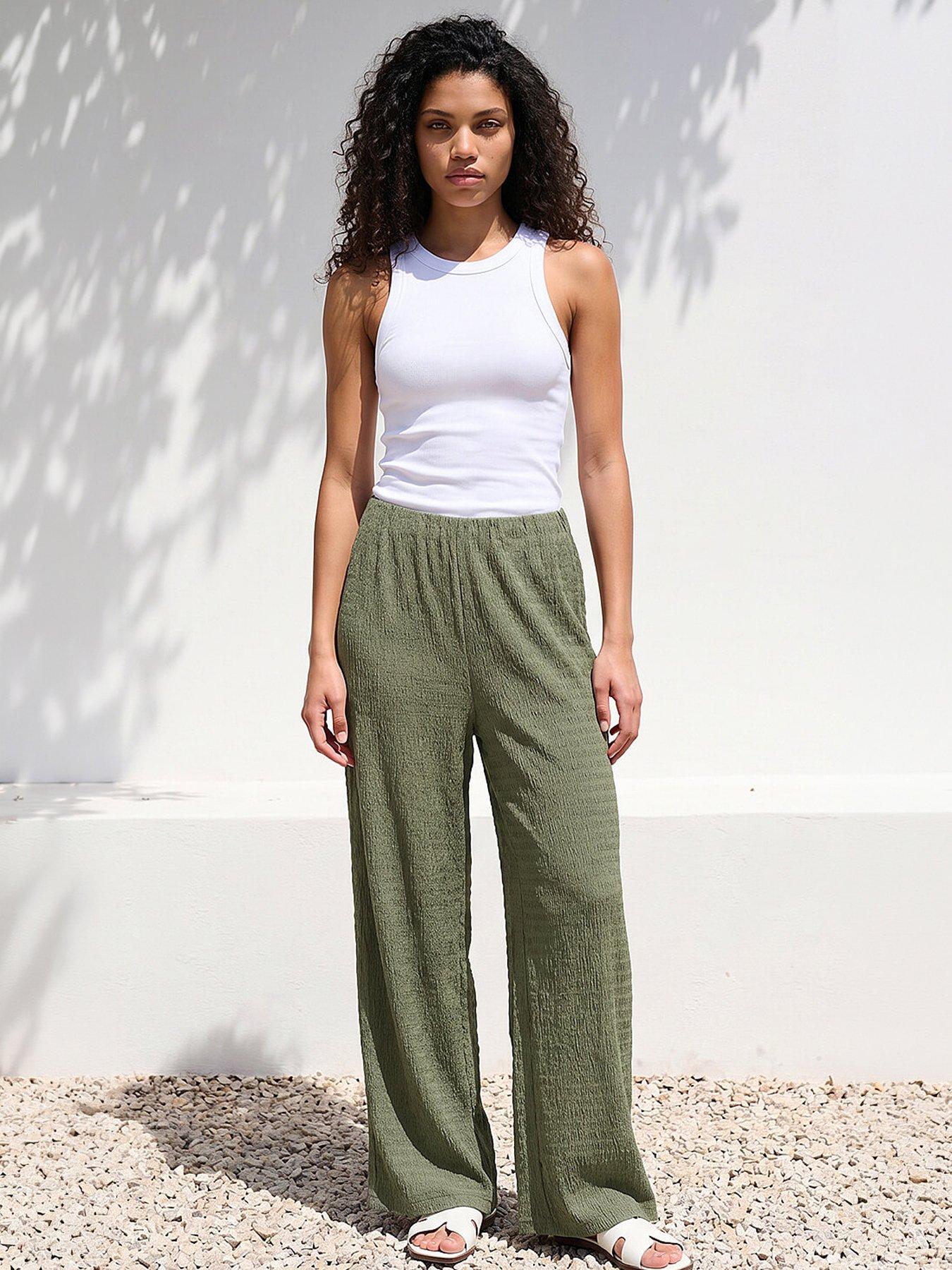 Roman Petite Textured Stretch Trouser