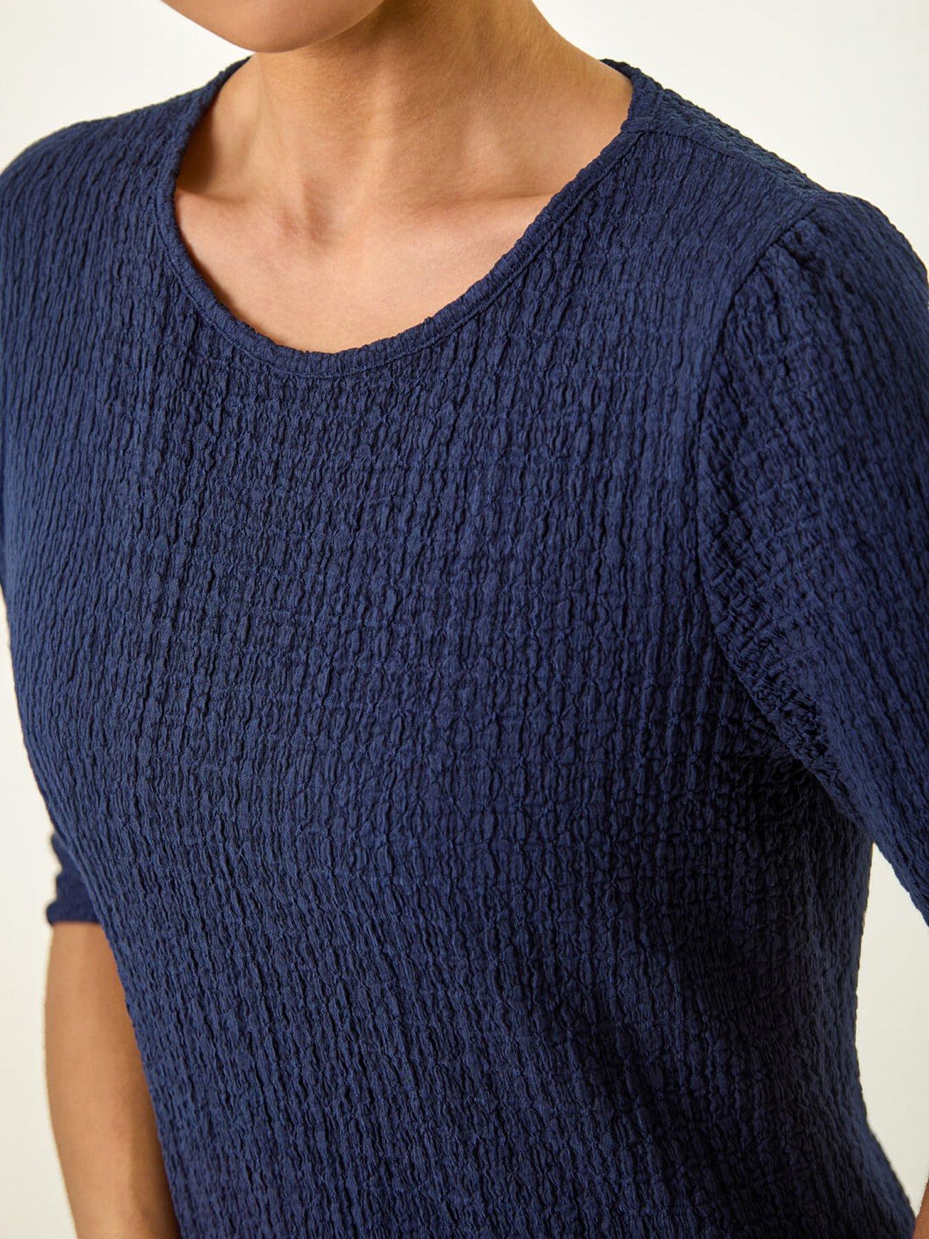 Image 2 of 5 of Roman Petite Textured Low Hem Dress