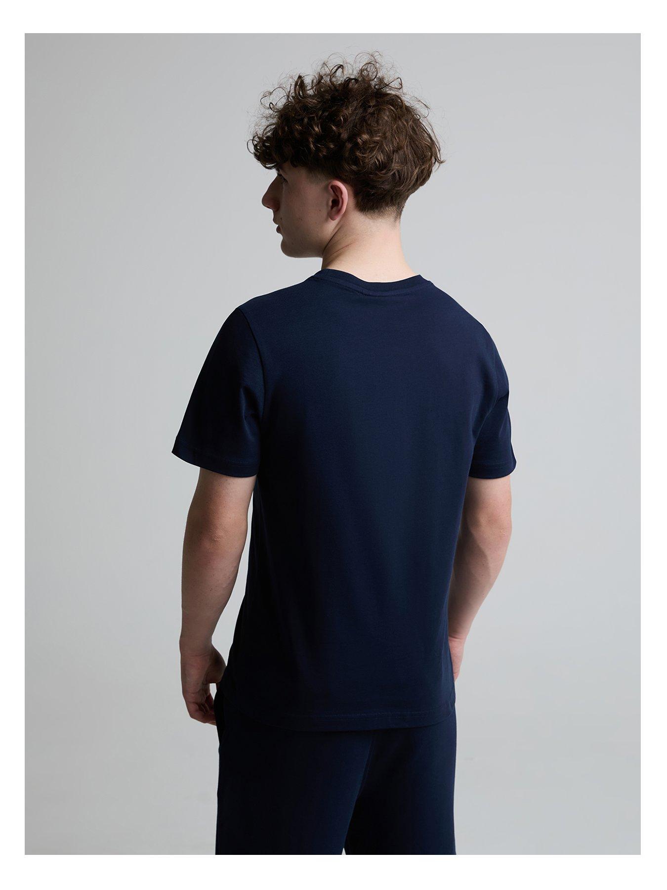 Zavetti Canada Boys Ravino Logo T-shirt - Navy | Very