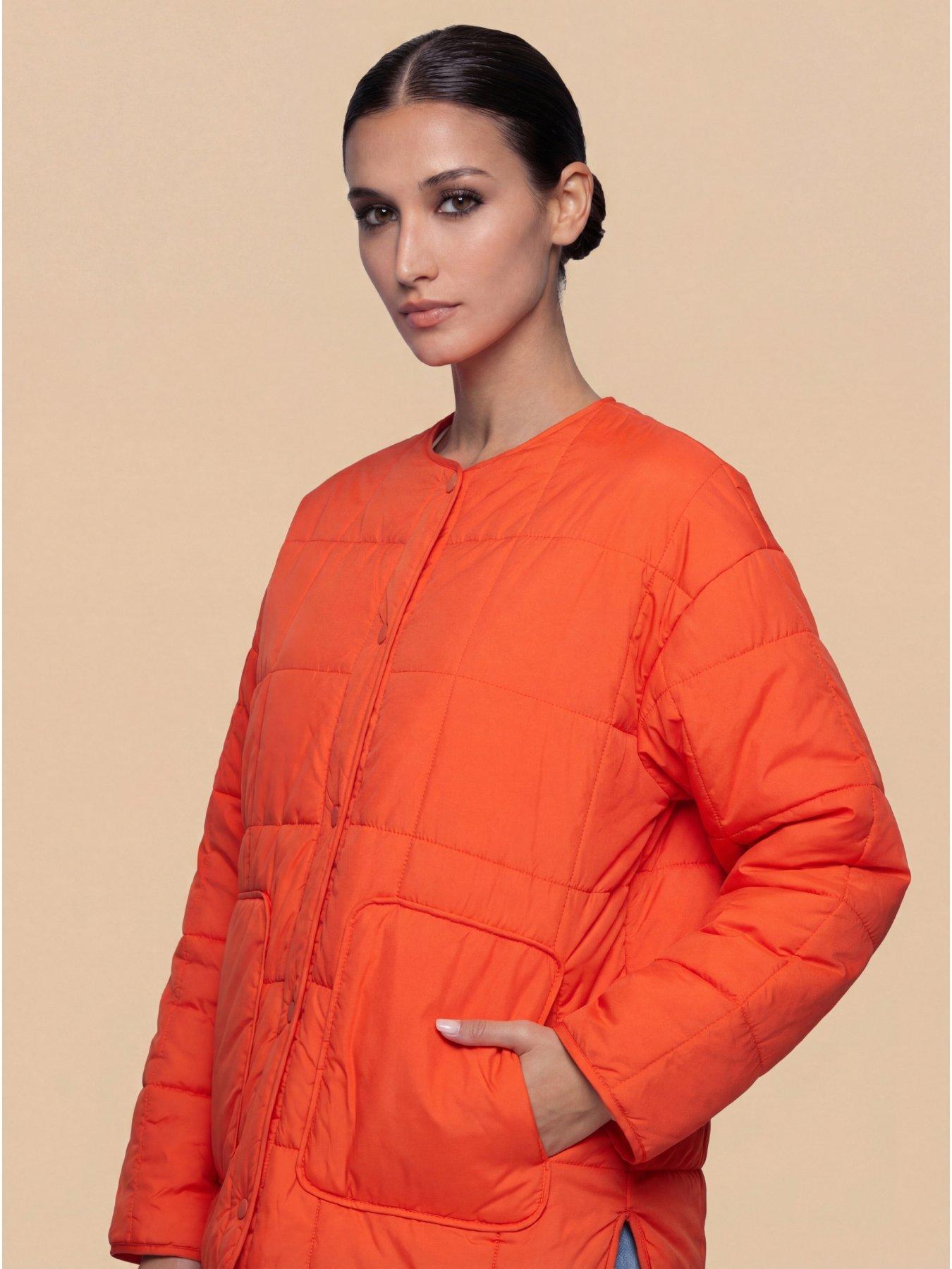 Little Mistress Tomato Quilted Jacket - Red