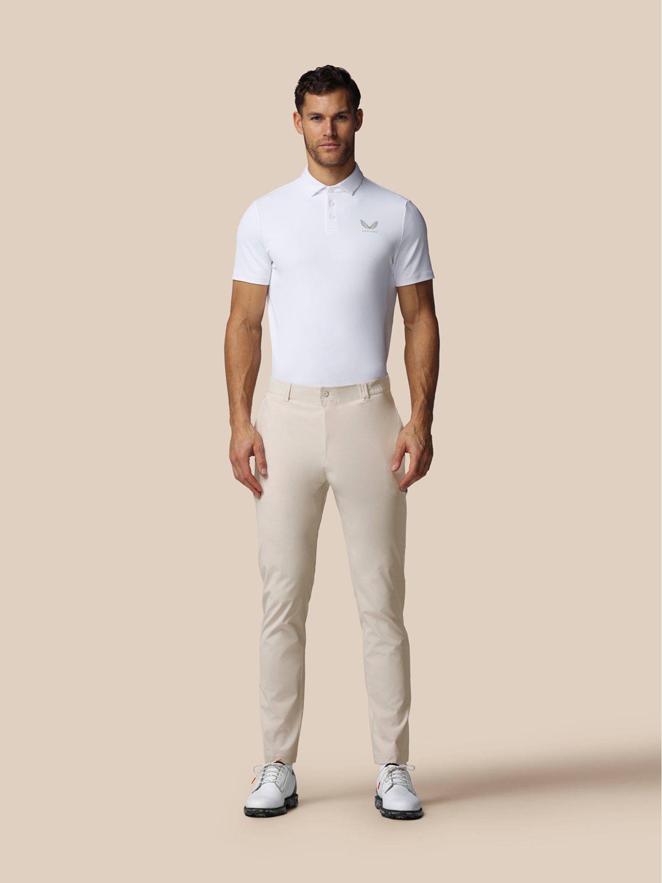 Image 3 of 5 of Castore Mens Golf Trouser - Beige - Navy
