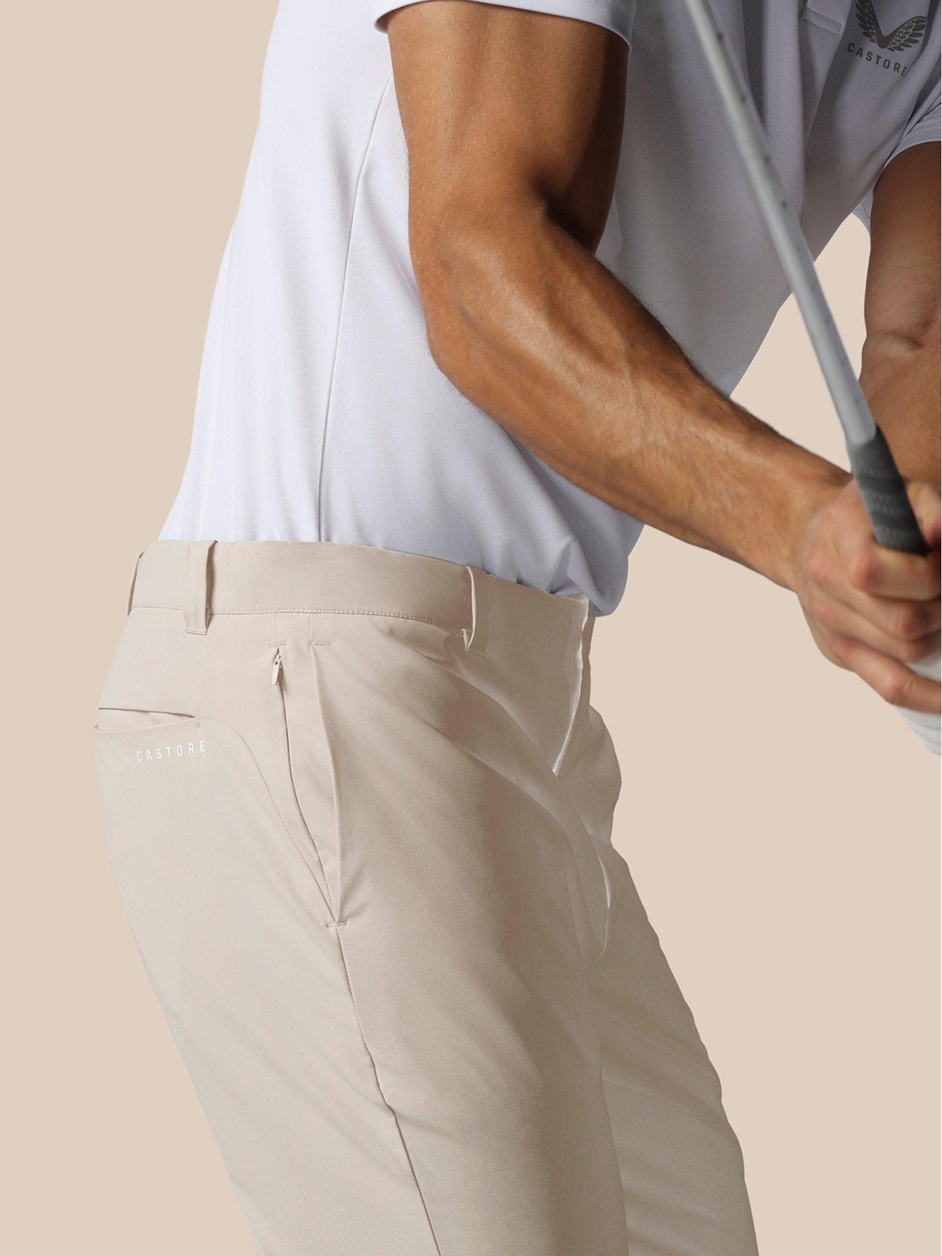 Image 5 of 5 of Castore Mens Golf Trouser - Beige - Navy