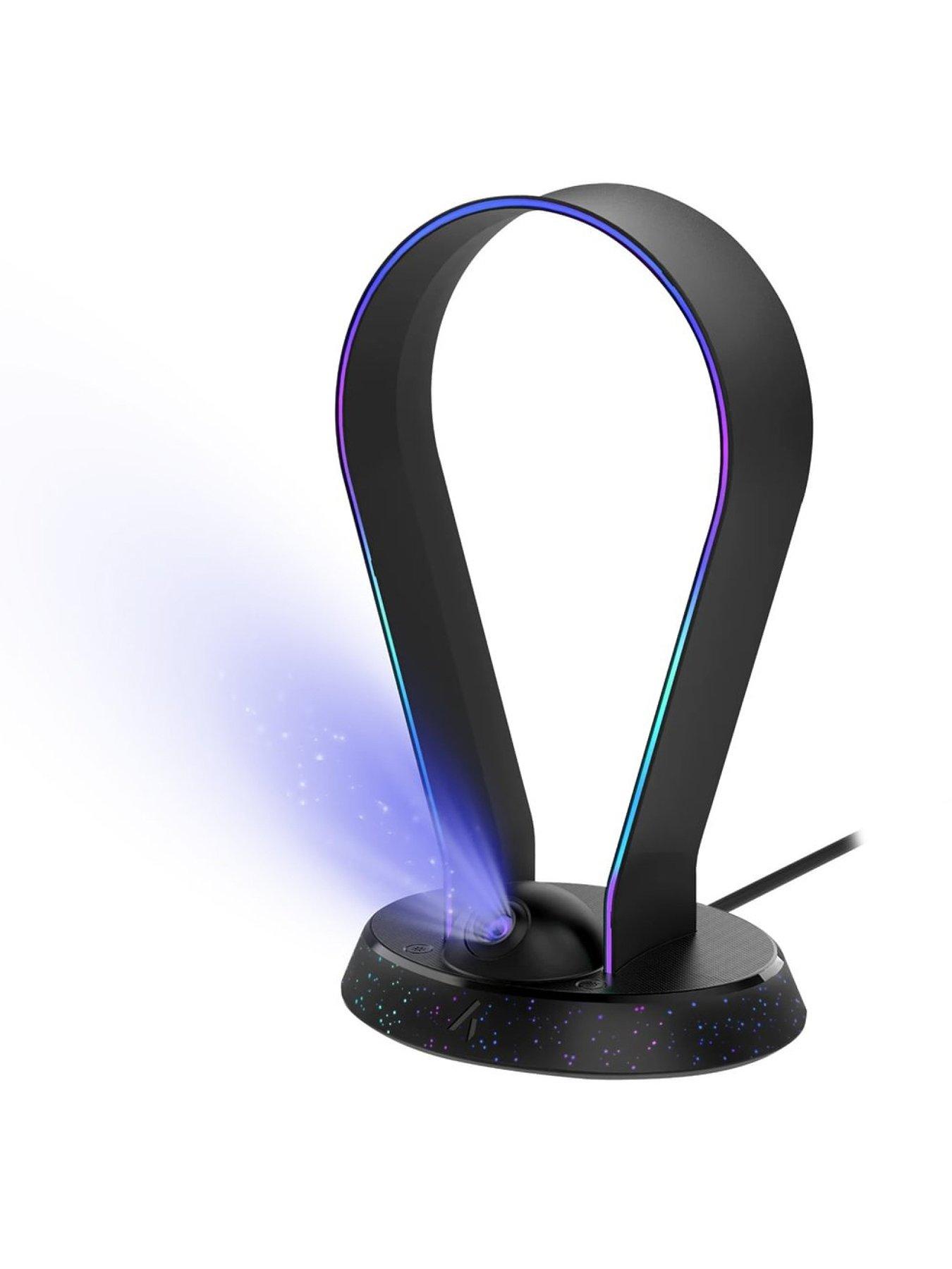 Image 1 of 7 of Stealth Night Sky Light Up Headset Stand with Projector