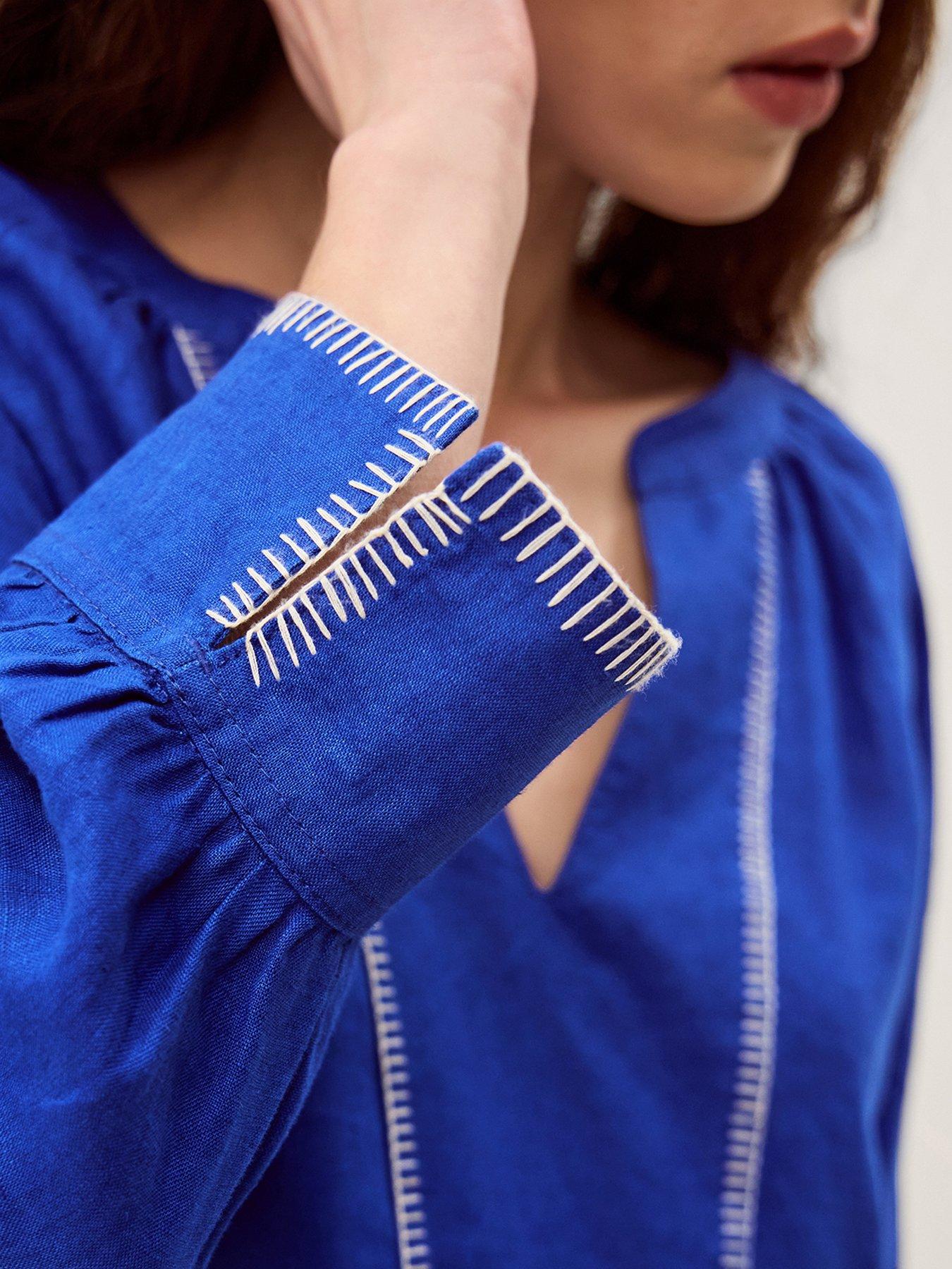 Image 5 of 6 of Monsoon Frida Linen Top