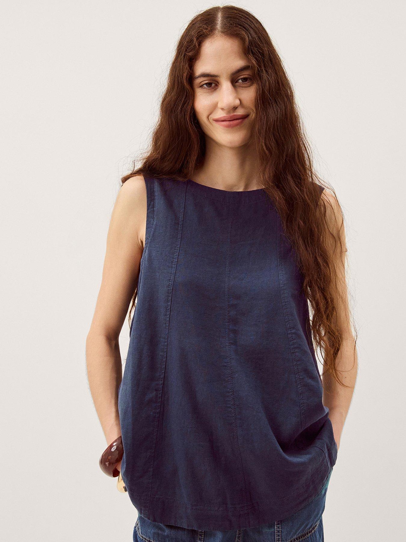 Monsoon Sammy Swing Tank Top - Blue