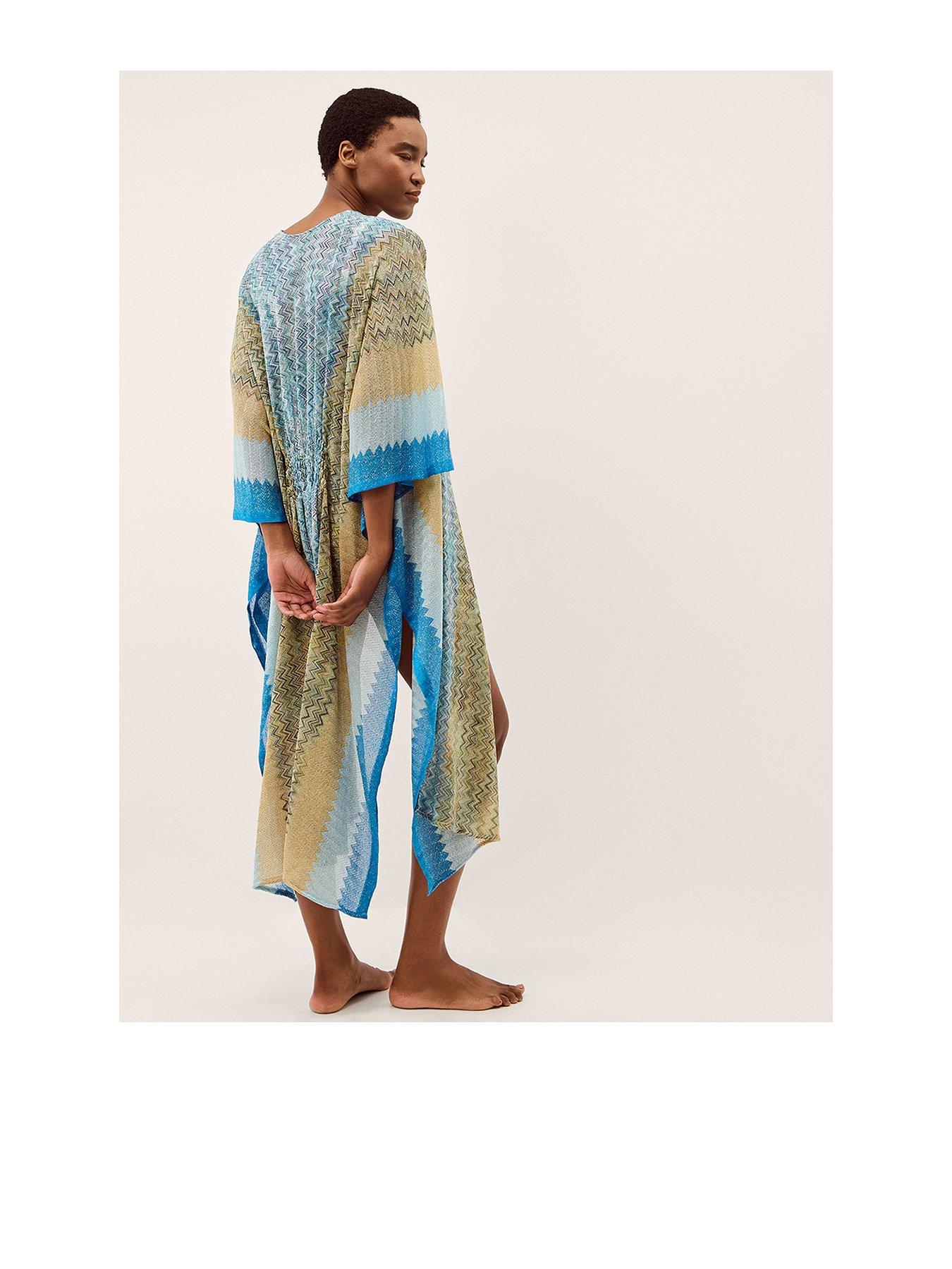 Monsoon Ava Zigzag Stripe Coverup
