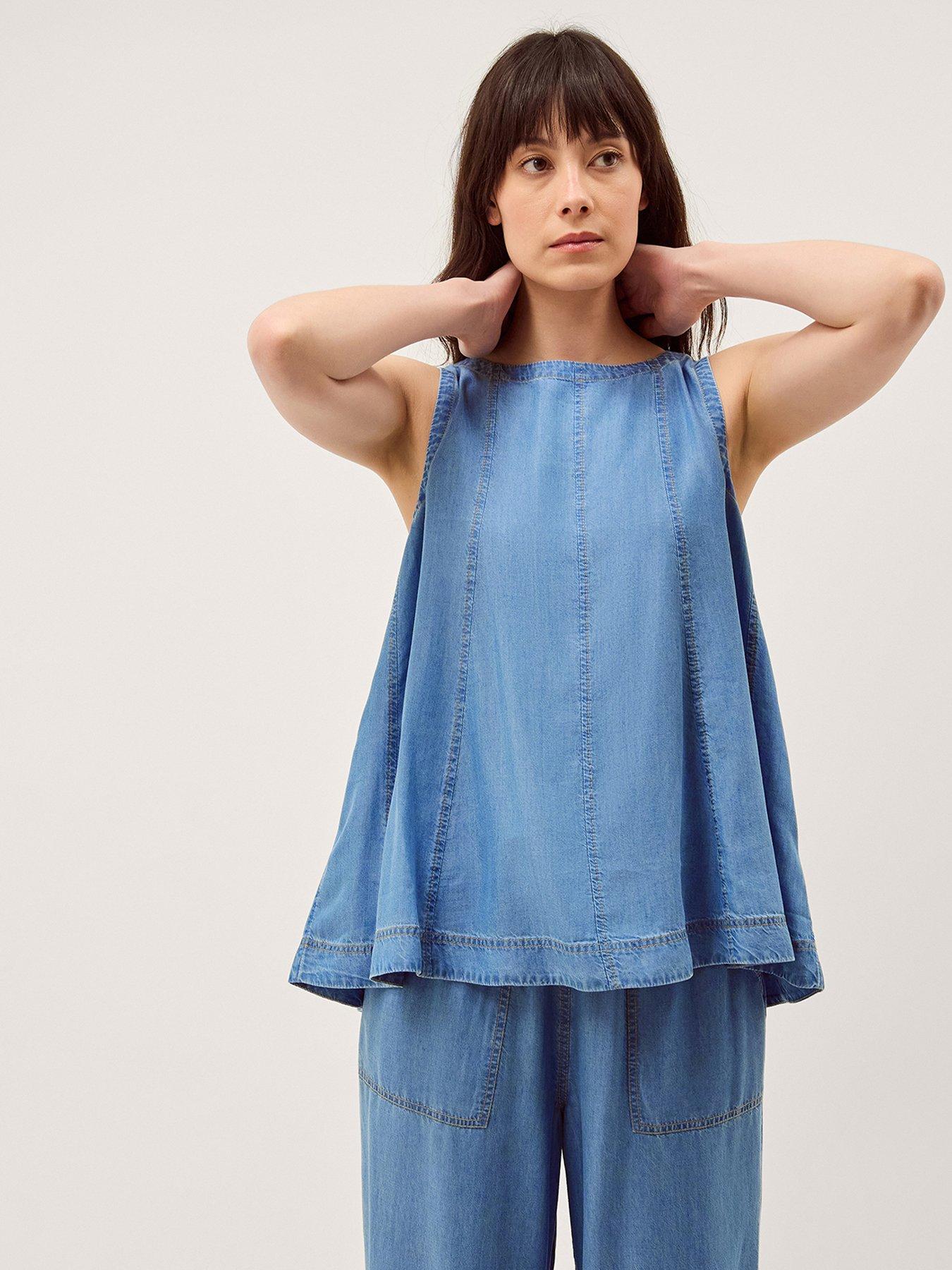 Image 1 of 5 of Monsoon Daria Tencel Tank