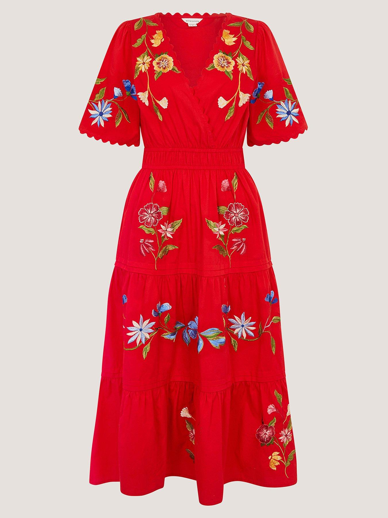 Image 5 of 5 of Monsoon Emma Emb Dress