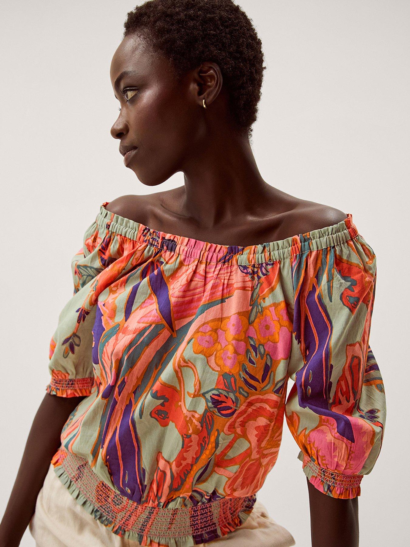 Image 1 of 5 of Monsoon Carmen Top