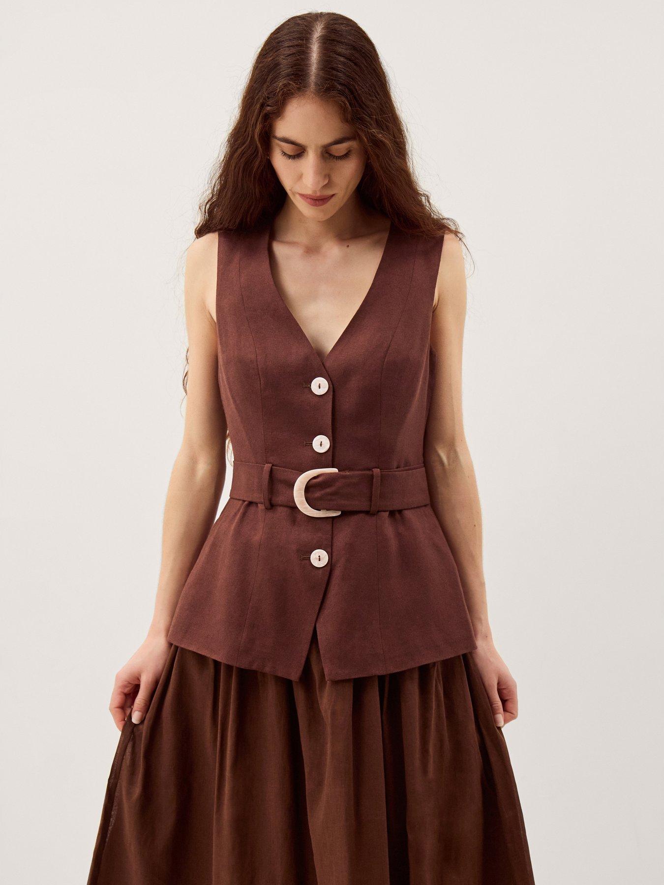 Image 4 of 6 of Monsoon Margot Linen Dress