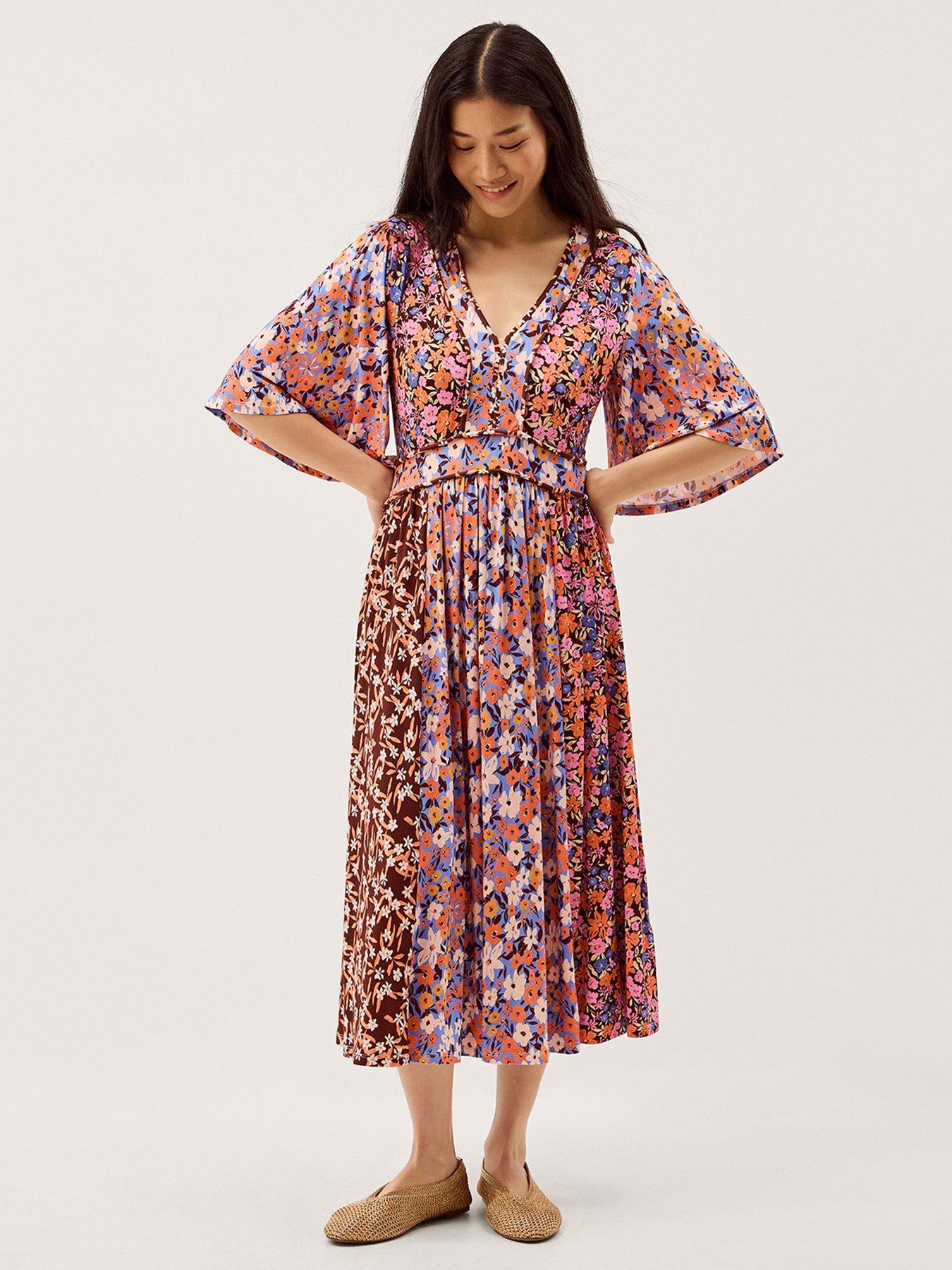 Monsoon Ceri Floral Print Jersey