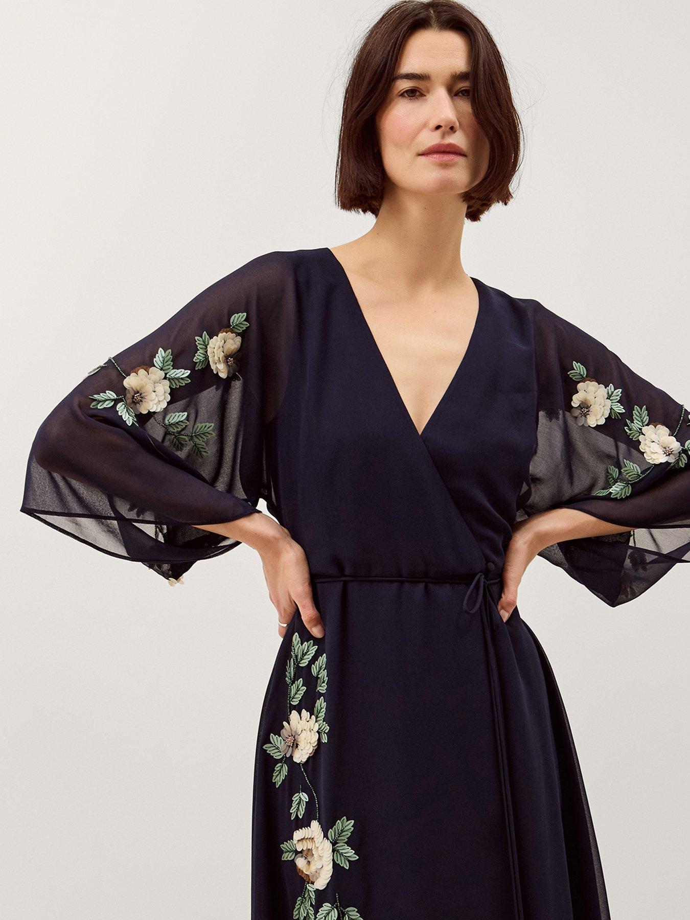 Image 3 of 4 of Monsoon Clara Wrap Dress