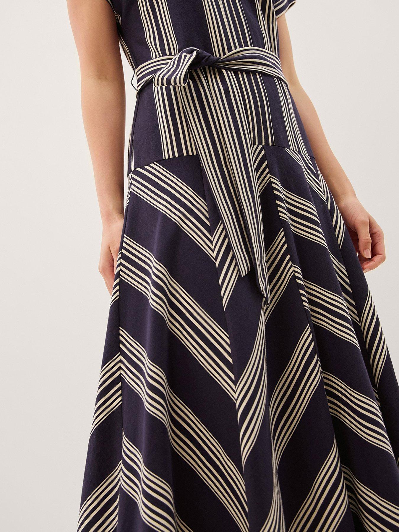 Image 4 of 5 of Monsoon Shilta Stripe Jersey Maxi