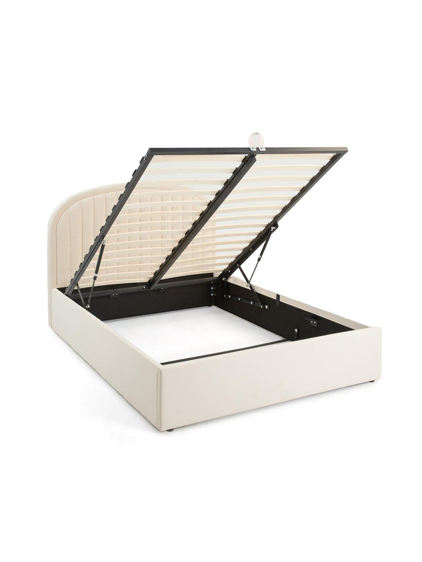 Image 5 of 7 of The Very Collection Garland End Lift Up Storage Ottoman Bed with Mattress Options (Buy &amp; SAVE!) - Natural -&nbsp;FSC&reg; Certified