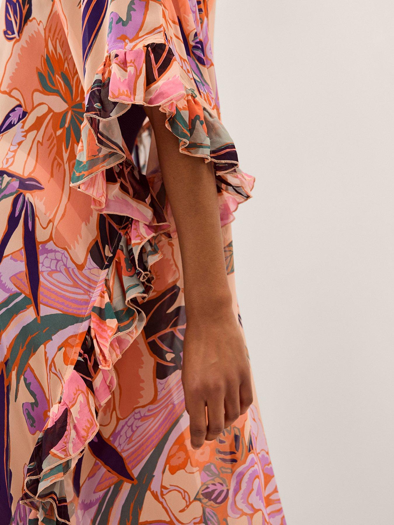Image 2 of 2 of Monsoon Carmen Frill Kaftan