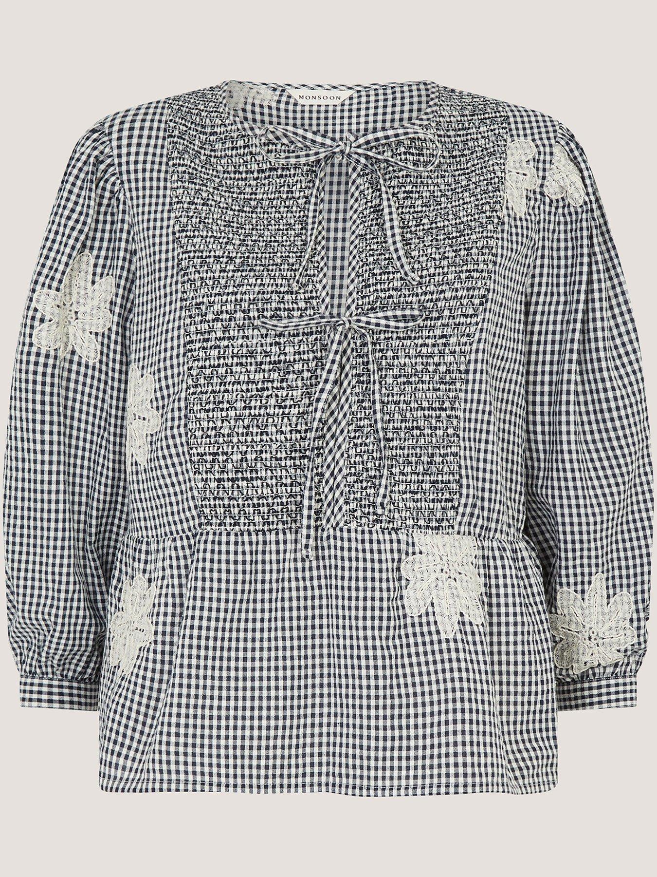 Monsoon Mimi Gingham Top