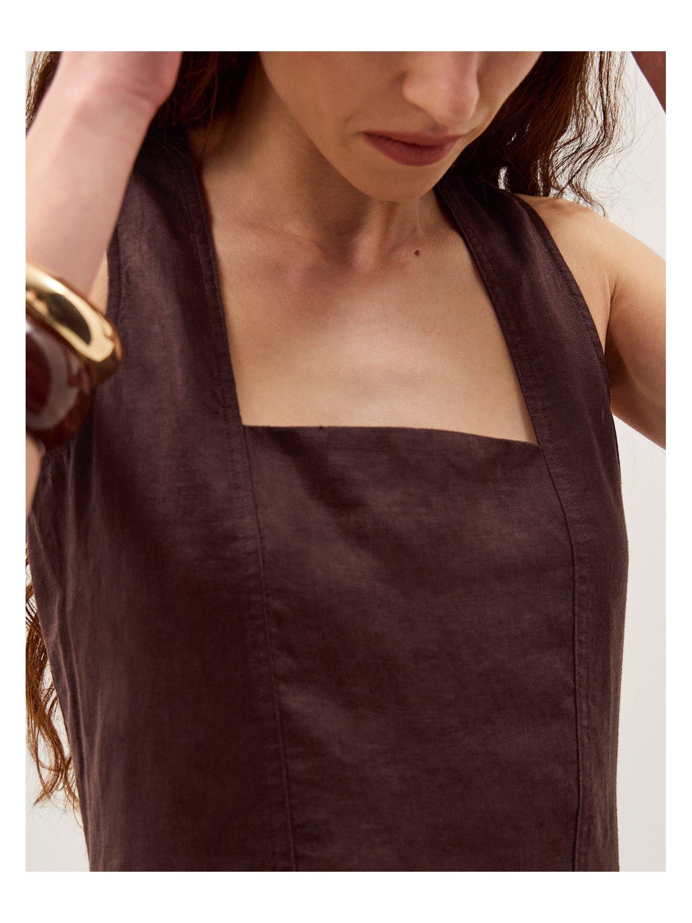 Image 6 of 6 of Monsoon Lily Linen Dress